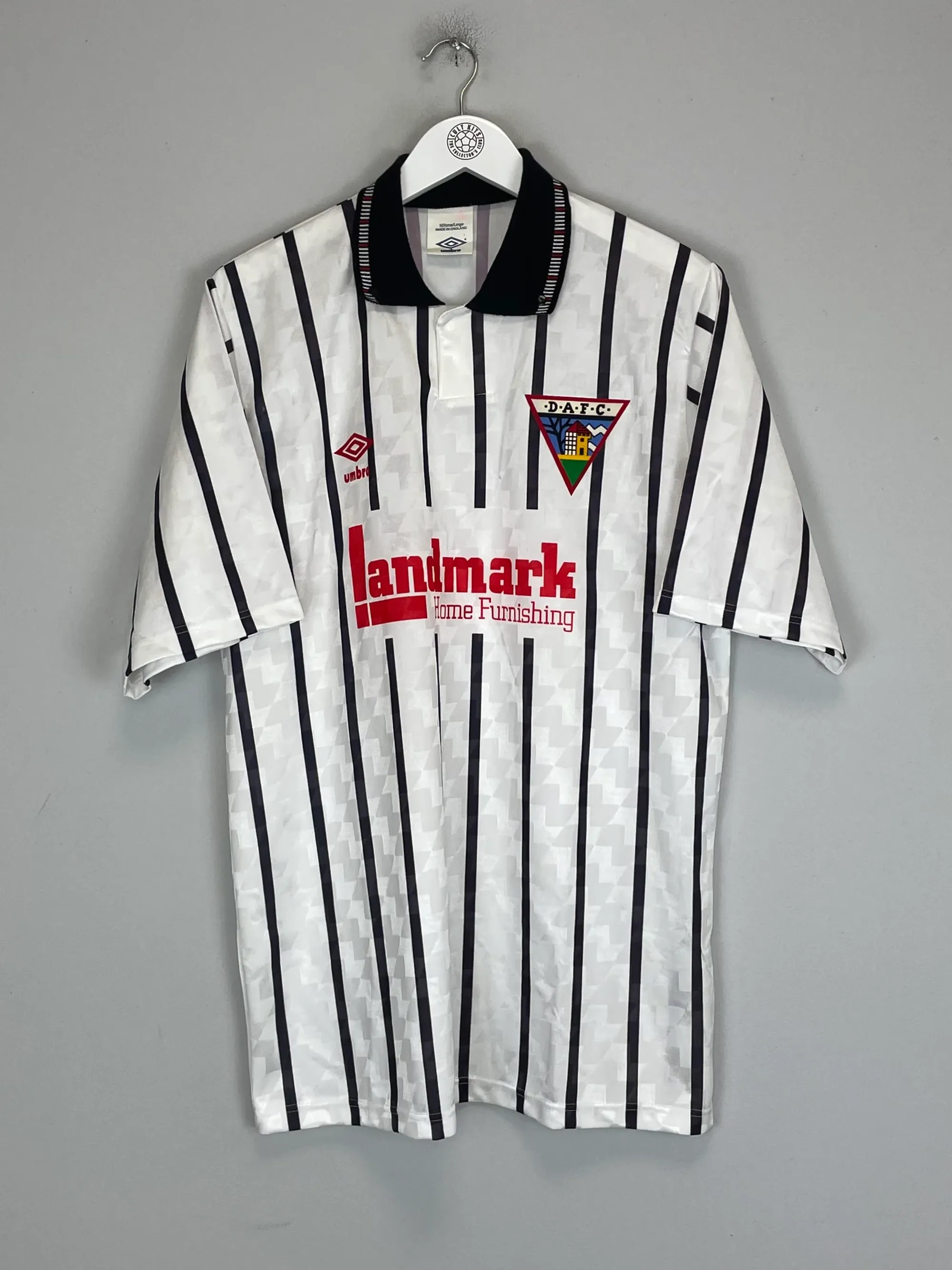 1991/92 DUNFERMLINE *MINT* HOME SHIRT (L) UMBRO | Cult Kits