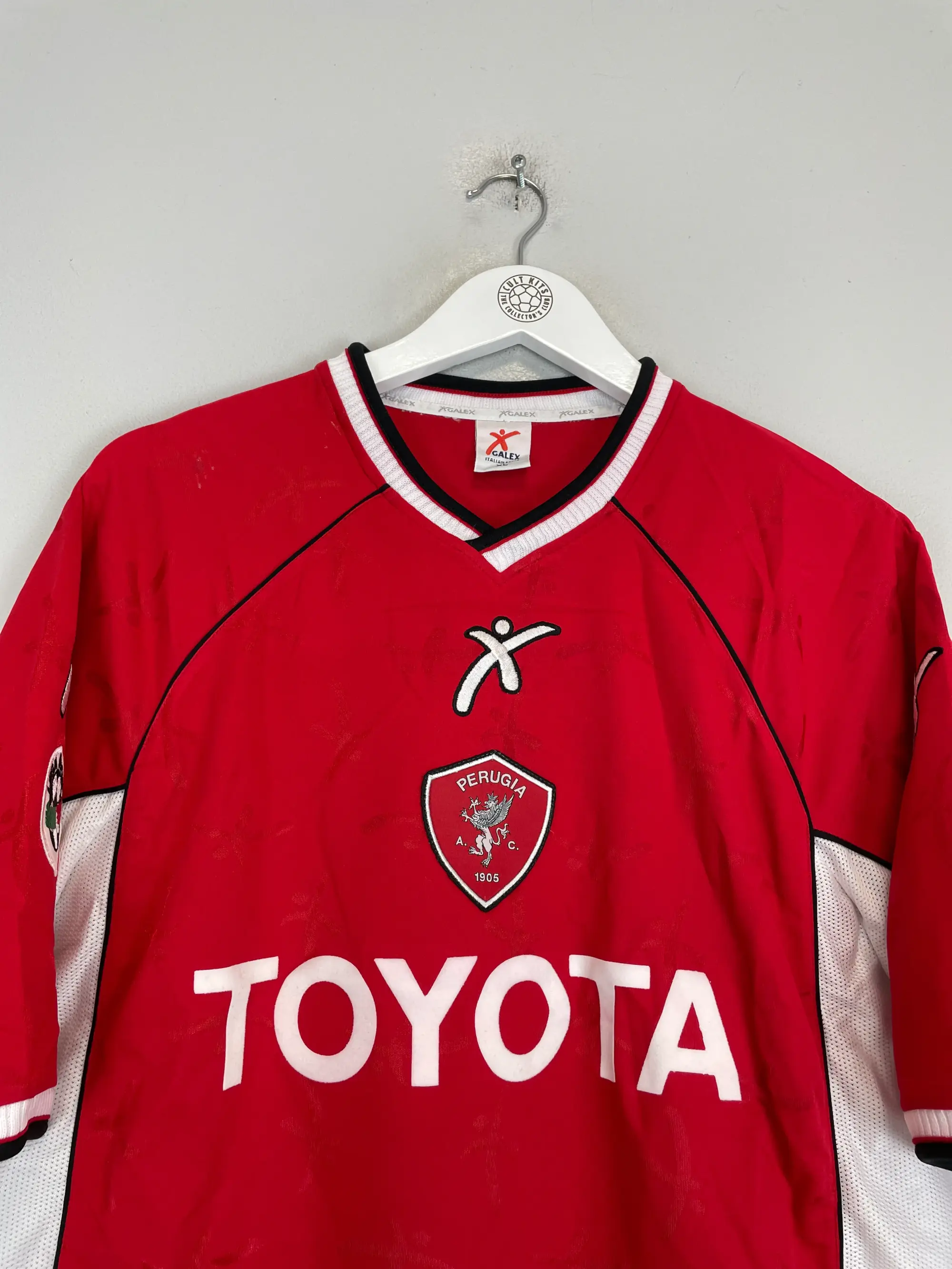 2002/03 PERUGIA MILANESE #3 HOME SHIRT (XL) GALEX | Cult Kits