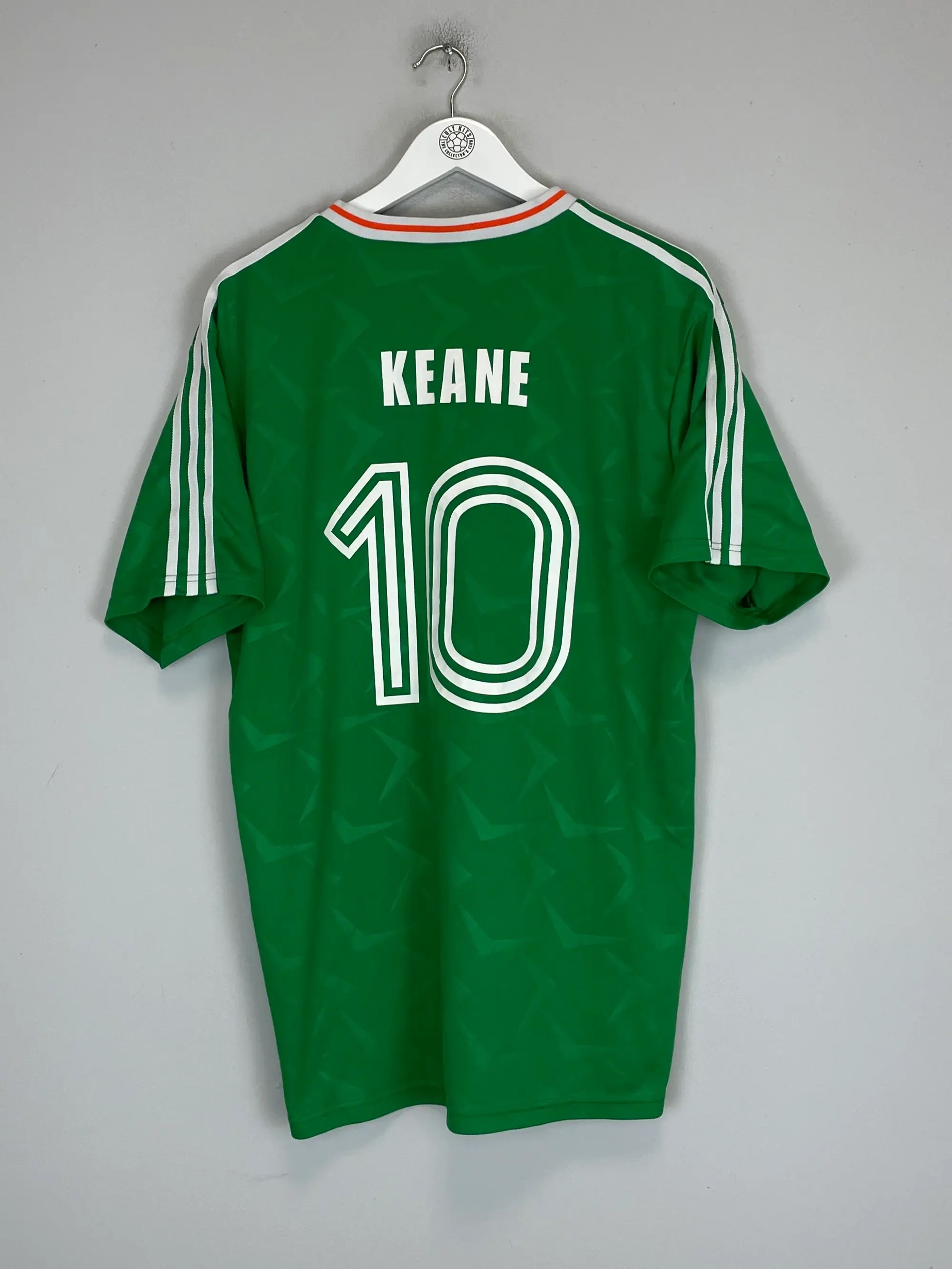 1990/91 IRELAND KEANE #10 HOME SHIRT (XL) ADIDAS | Cult Kits