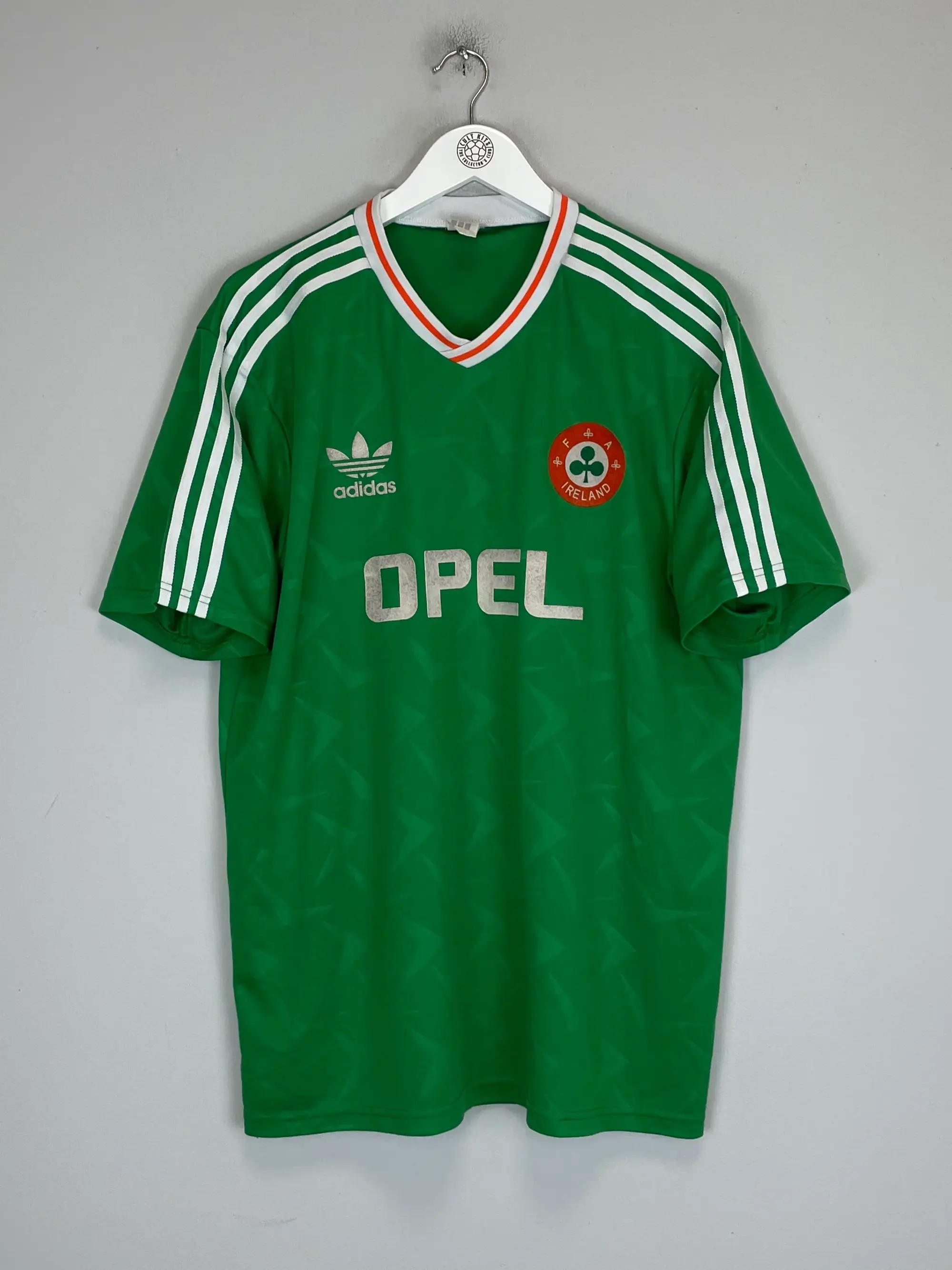 1990/91 IRELAND KEANE #10 HOME SHIRT (XL) ADIDAS | Cult Kits
