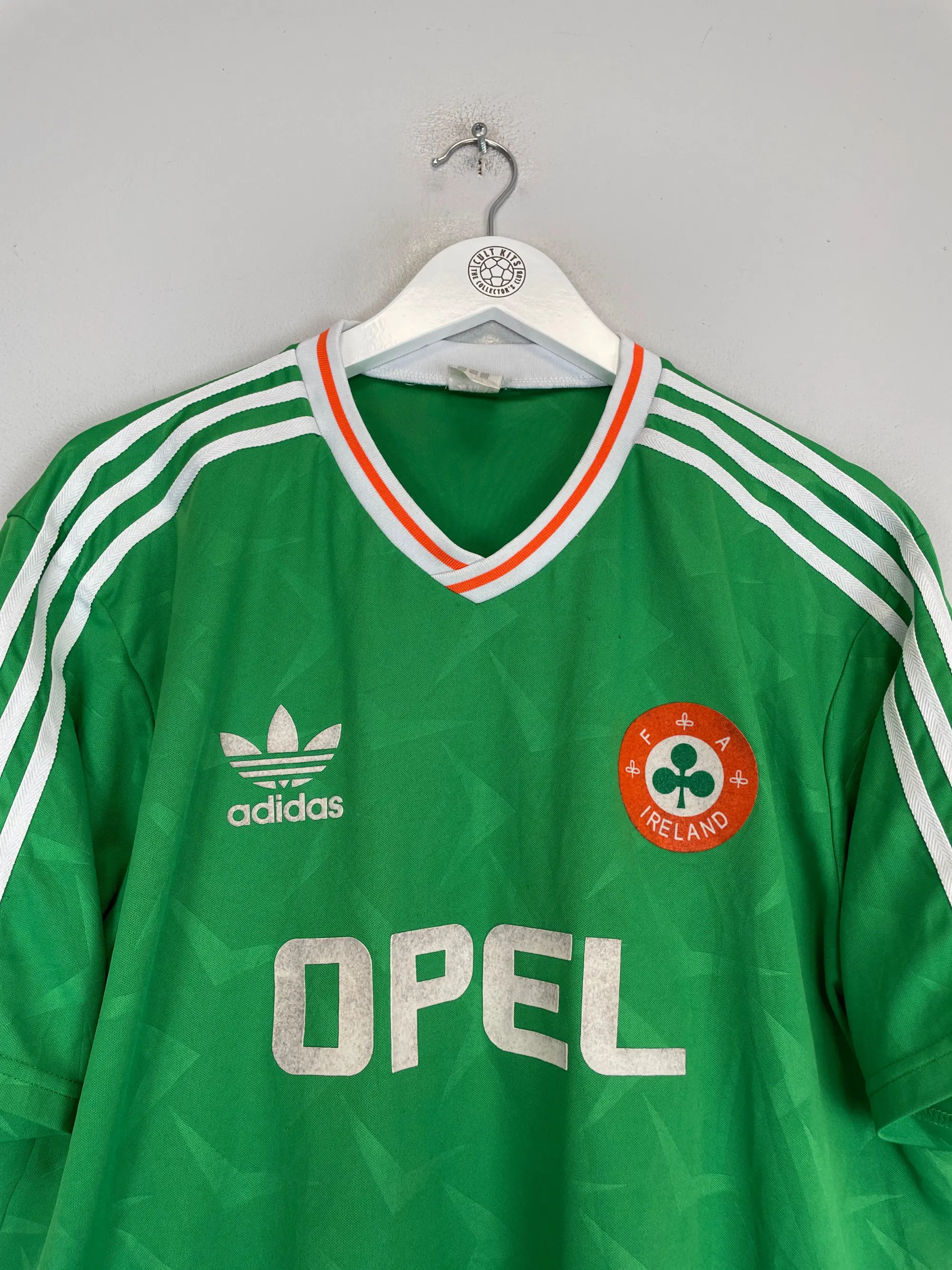 1990/91 IRELAND KEANE #10 HOME SHIRT (XL) ADIDAS | Cult Kits