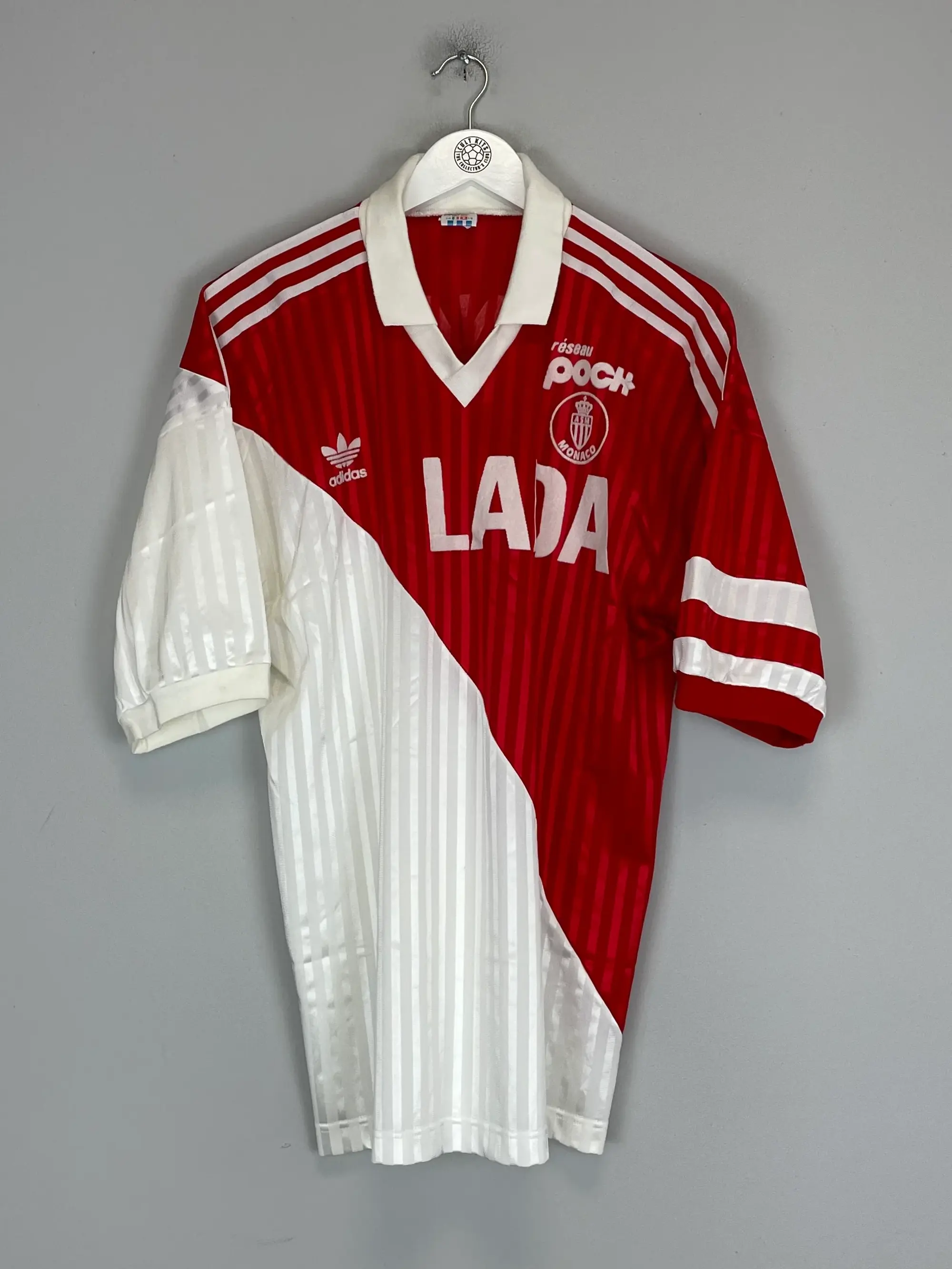 1990/91 MONACO HOME SHIRT (L) ADIDAS | Cult Kits