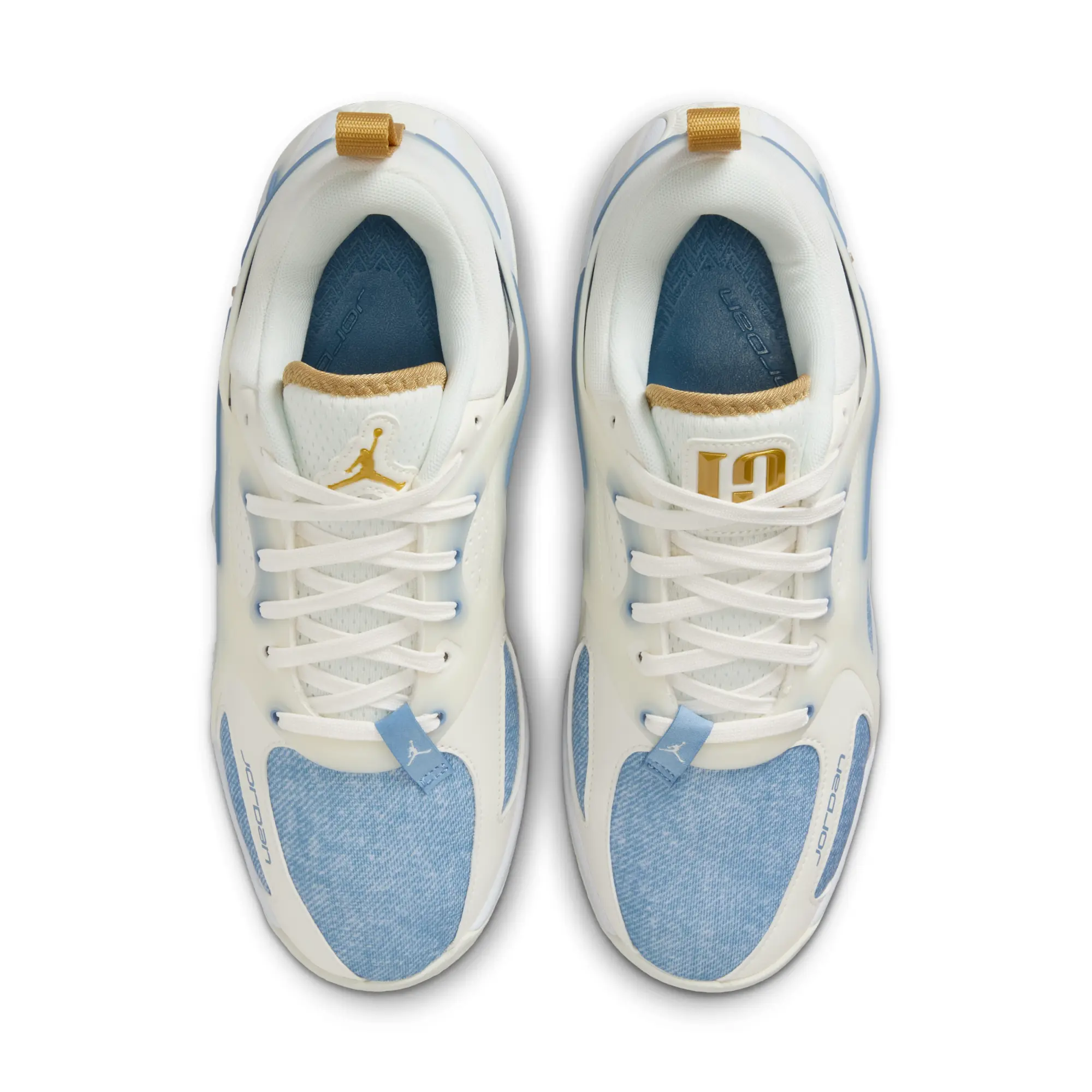 Nike Jordan Heir Series 'Denim and Gold' Women's Basketball Shoes - White