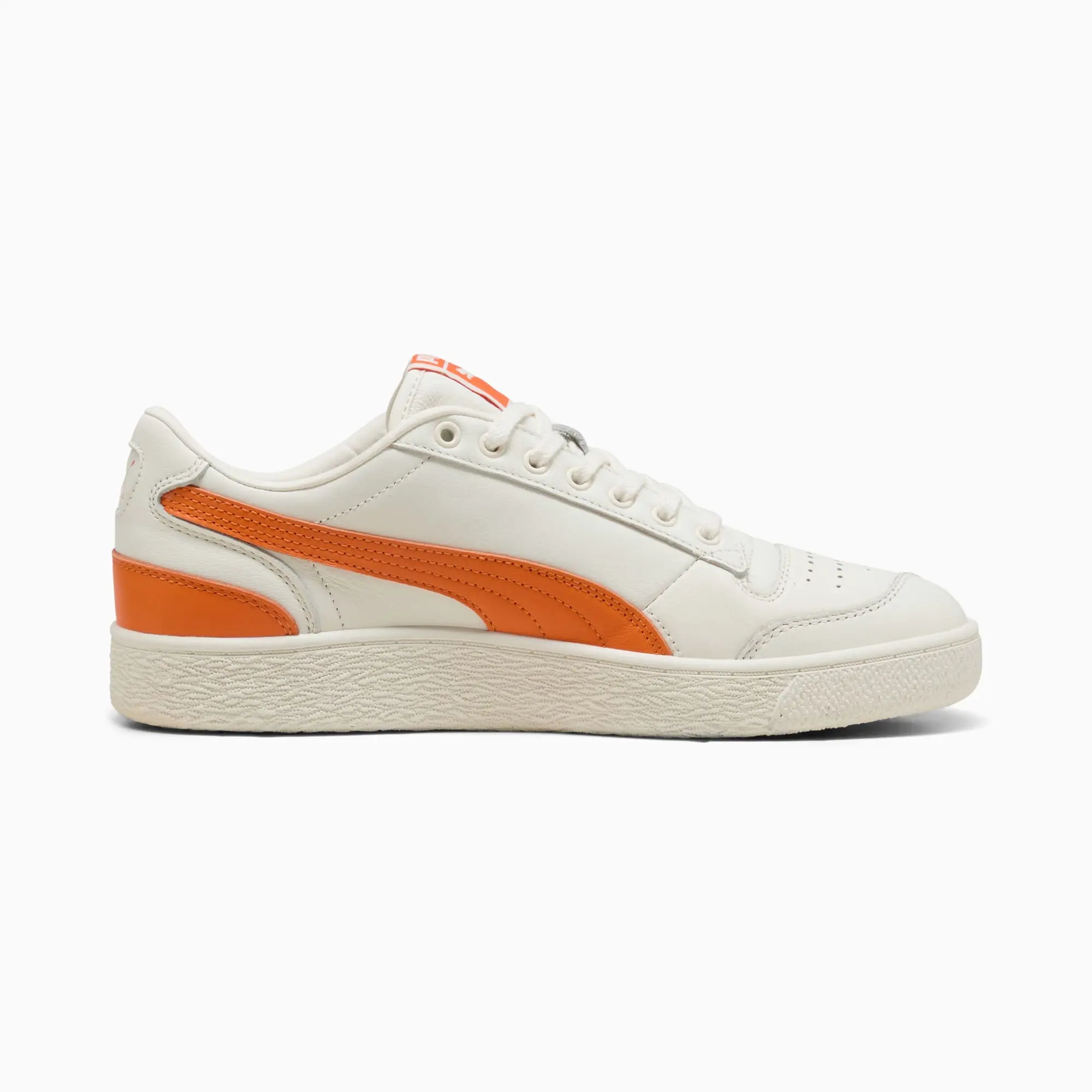 PUMA Majesty Sneakers Unisex, Warm White/Orange Poppy, size 10