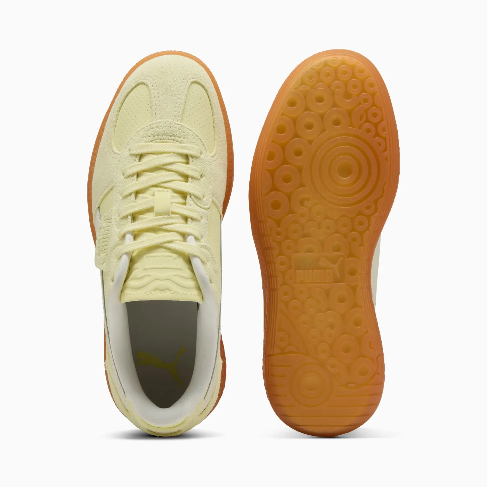 PUMA Palermo Moda Ethereal Sneakers Women, Gold Moon/Warm White, size 3