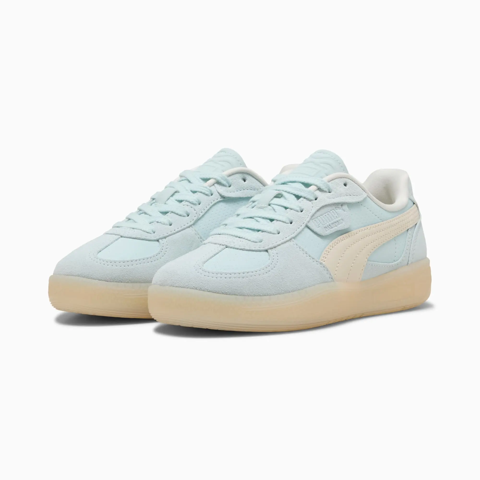 PUMA Palermo Moda Ethereal Sneakers Women, Sea Glass/Frosted Ivory, size 3