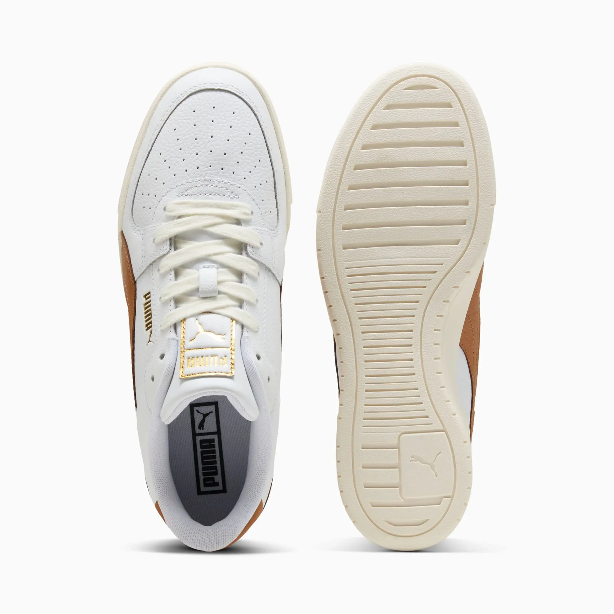 PUMA CA Pro Classic II Sneakers, White/Melted Caramel, size 10