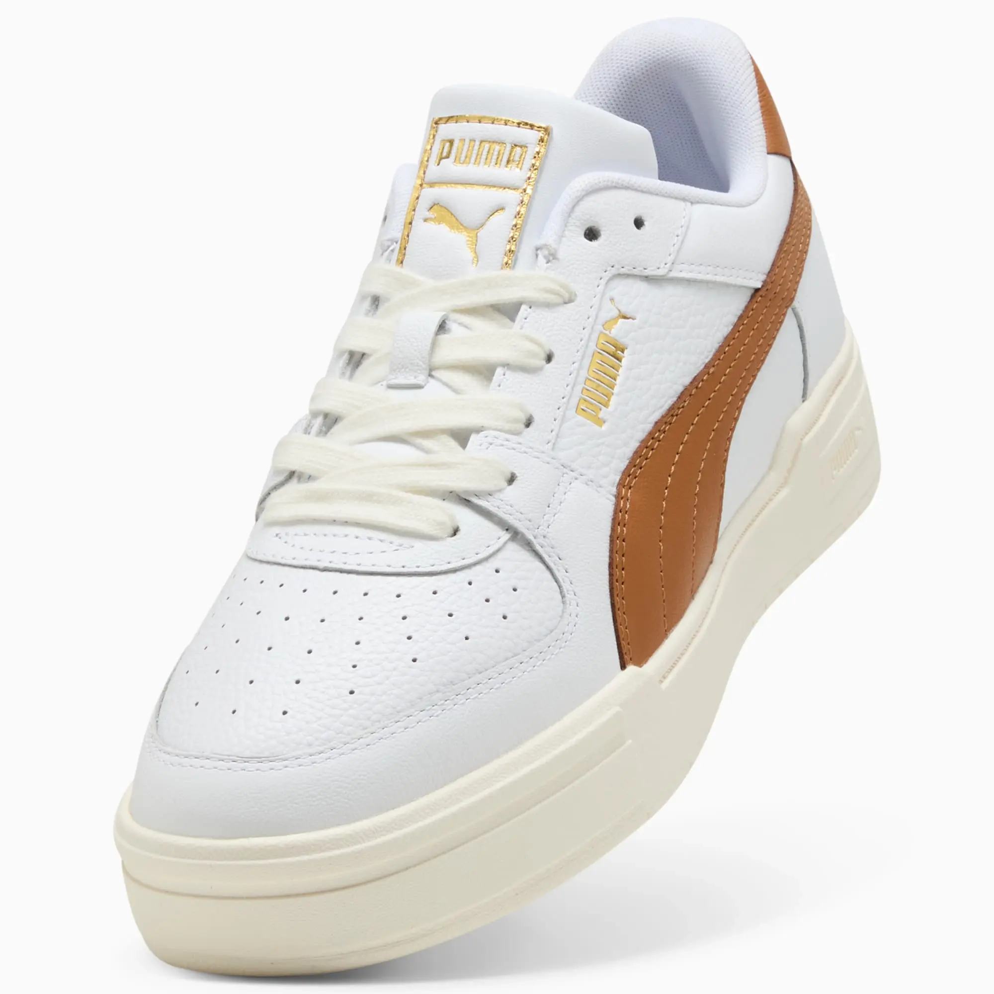 PUMA CA Pro Classic II Sneakers, White/Melted Caramel, size 10