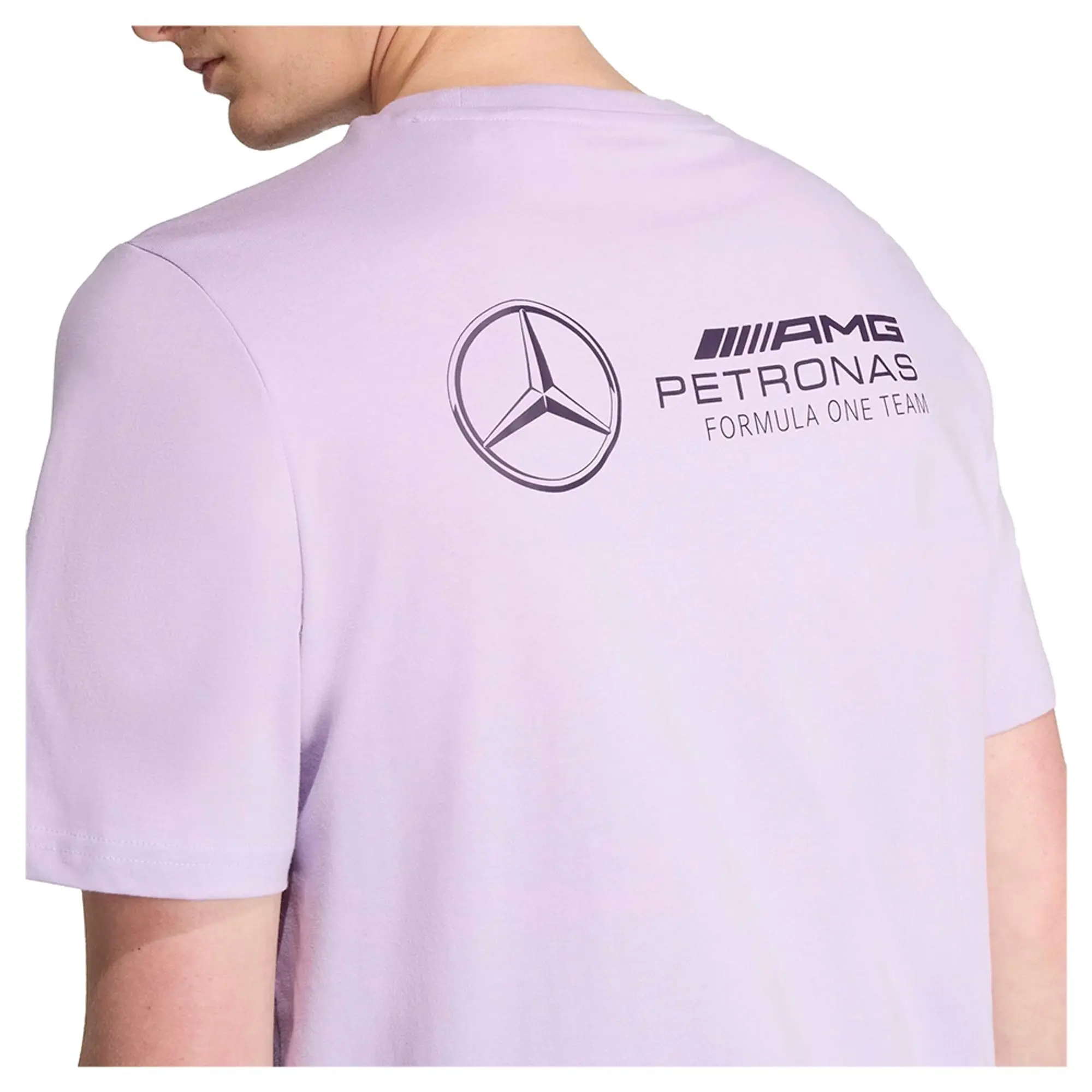 Adidas Mercedes-amg Petronas Formula One Team Premium Woven Graphic Short Sleeve T-shirt