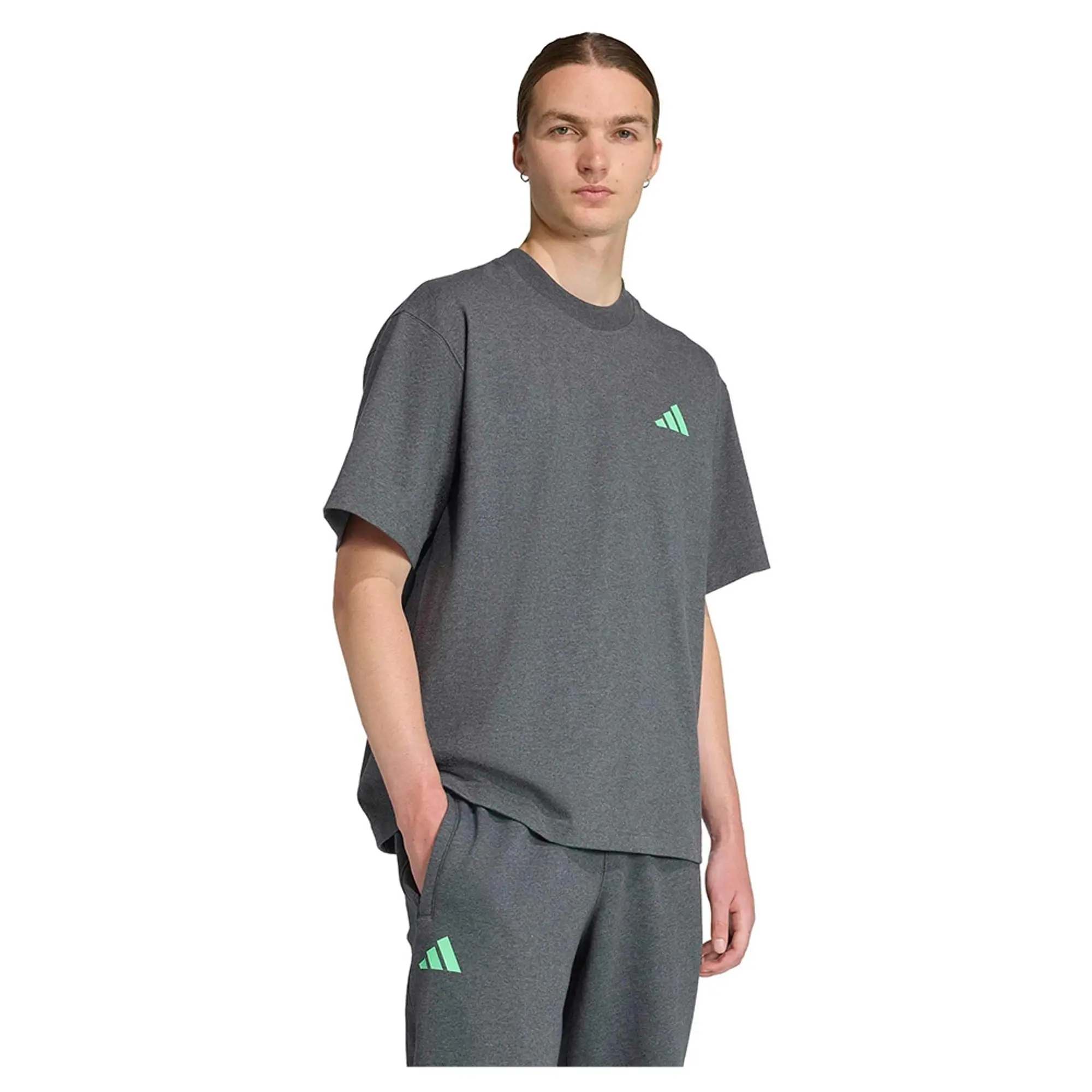 Adidas Mercedes-amg Petronas Formula One Team Premium Sweat Short Sleeve T-shirt
