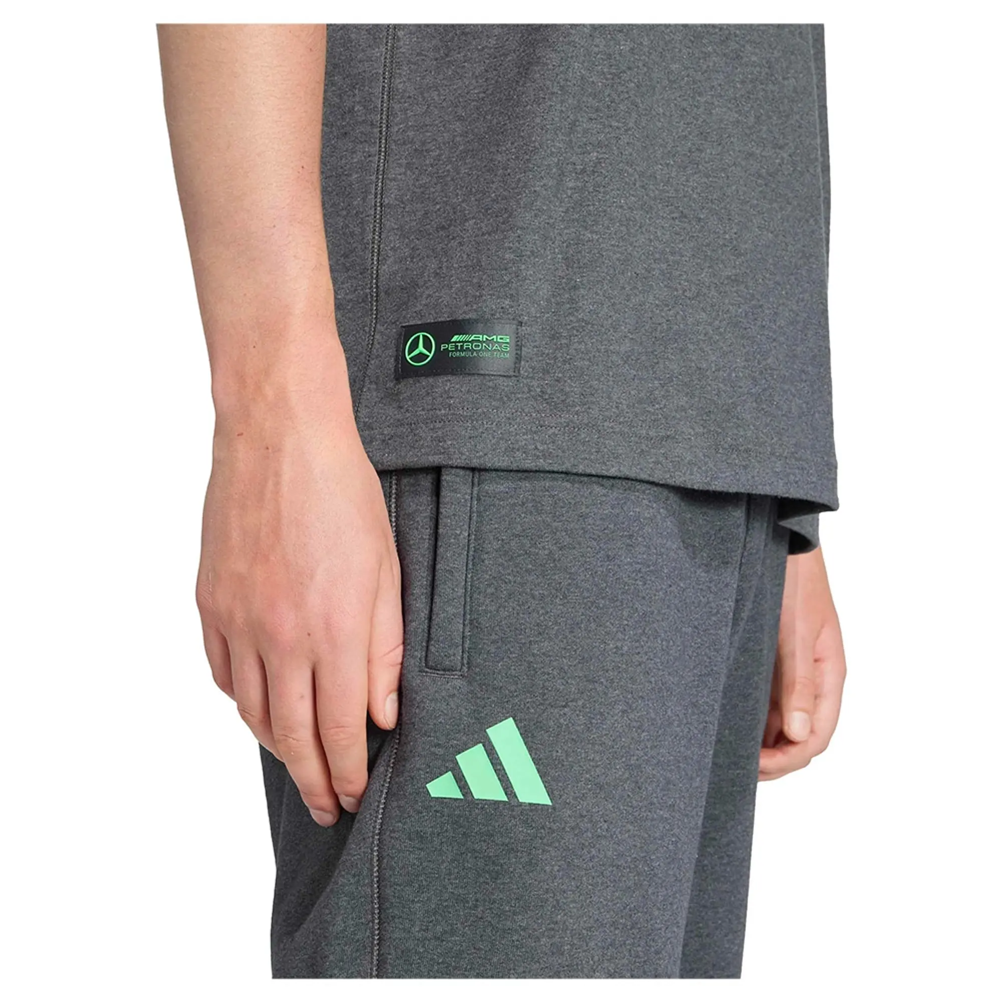 Adidas Mercedes-amg Petronas Formula One Team Premium Sweat Short Sleeve T-shirt