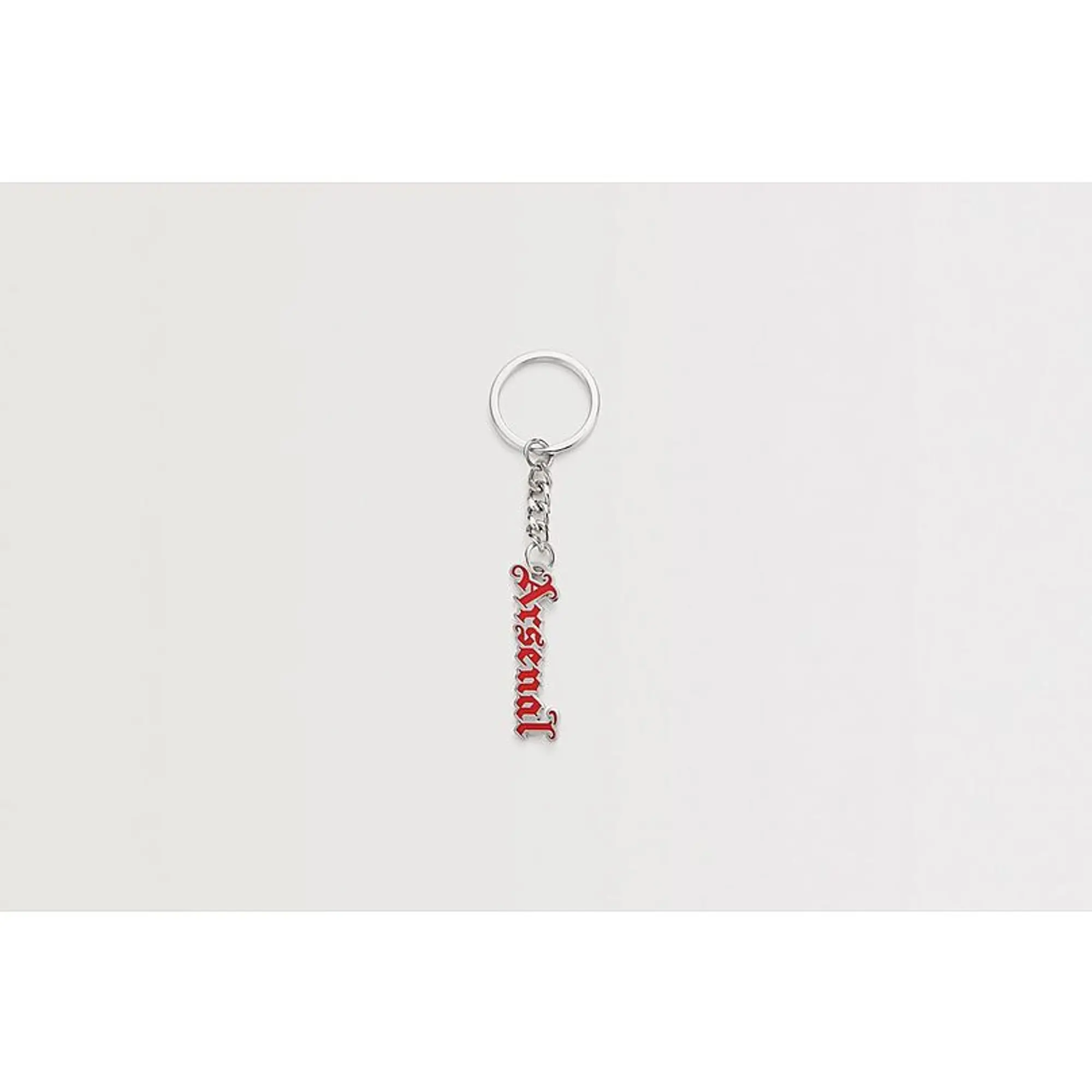 Arsenal Gothic Text Keyring, Multicolor