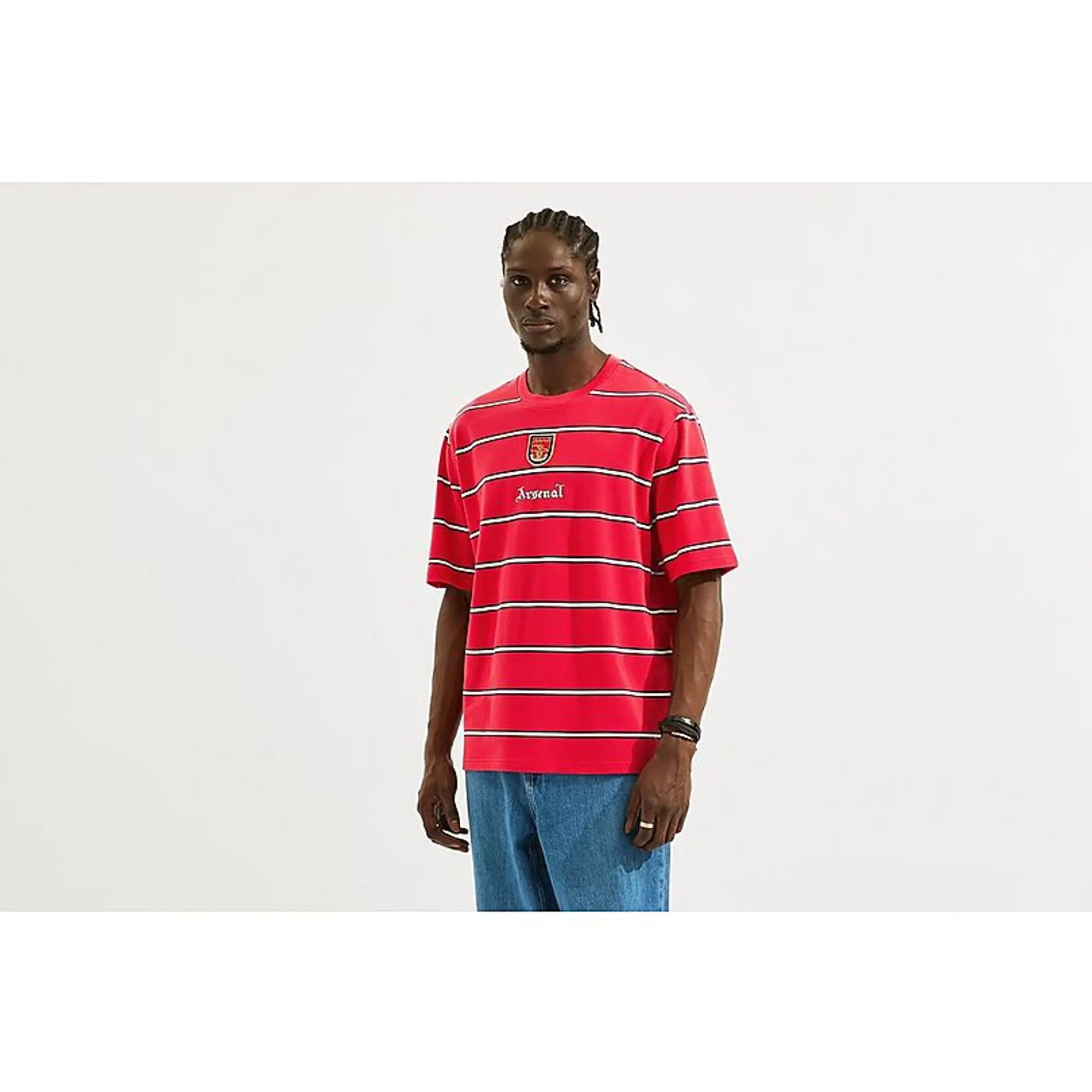 Arsenal Classics Spirit Red Stripe T-Shirt, Multicolor