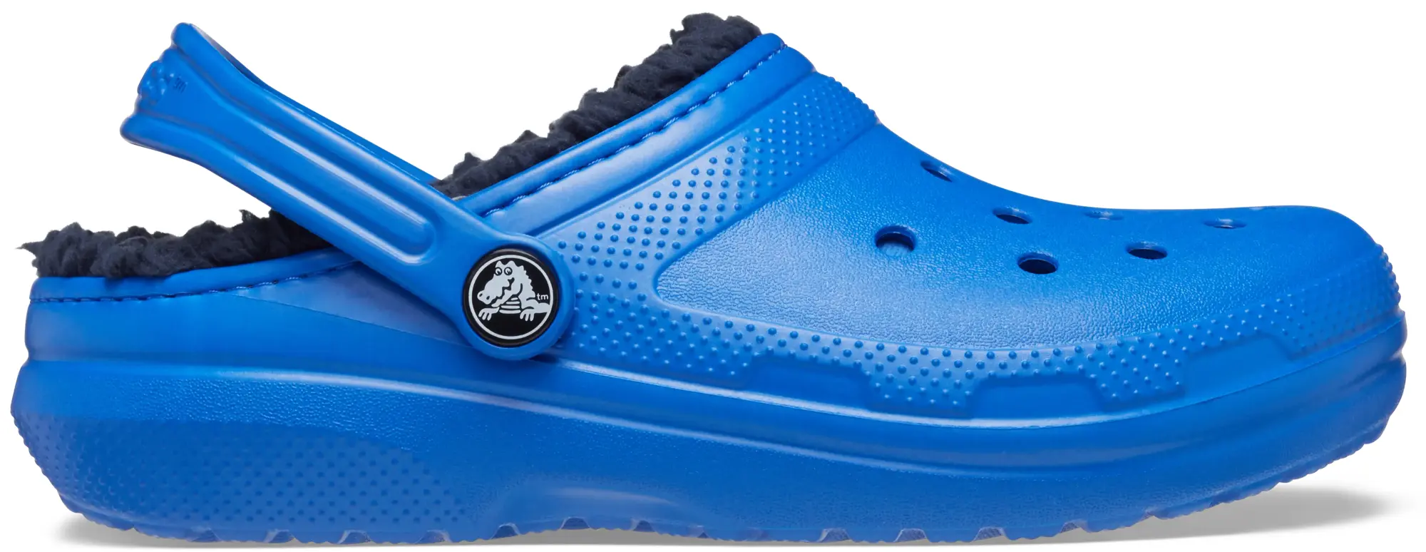 Crocs | Kids | Classic Lined | Clogs | Blue Bolt | C11