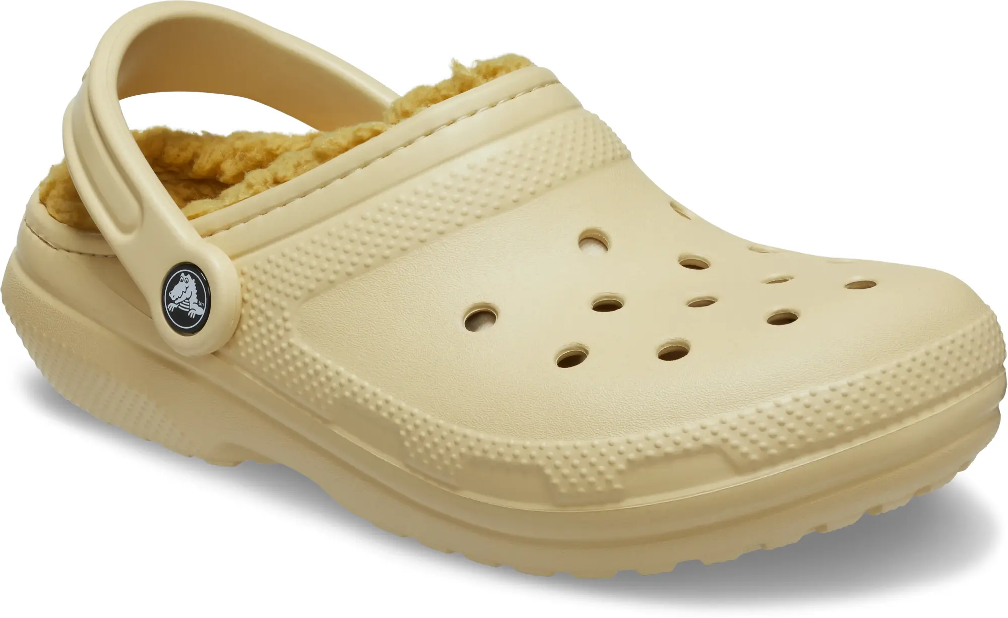 Crocs | Unisex | Classic Lined | Clogs | Sesame | W4/M3
