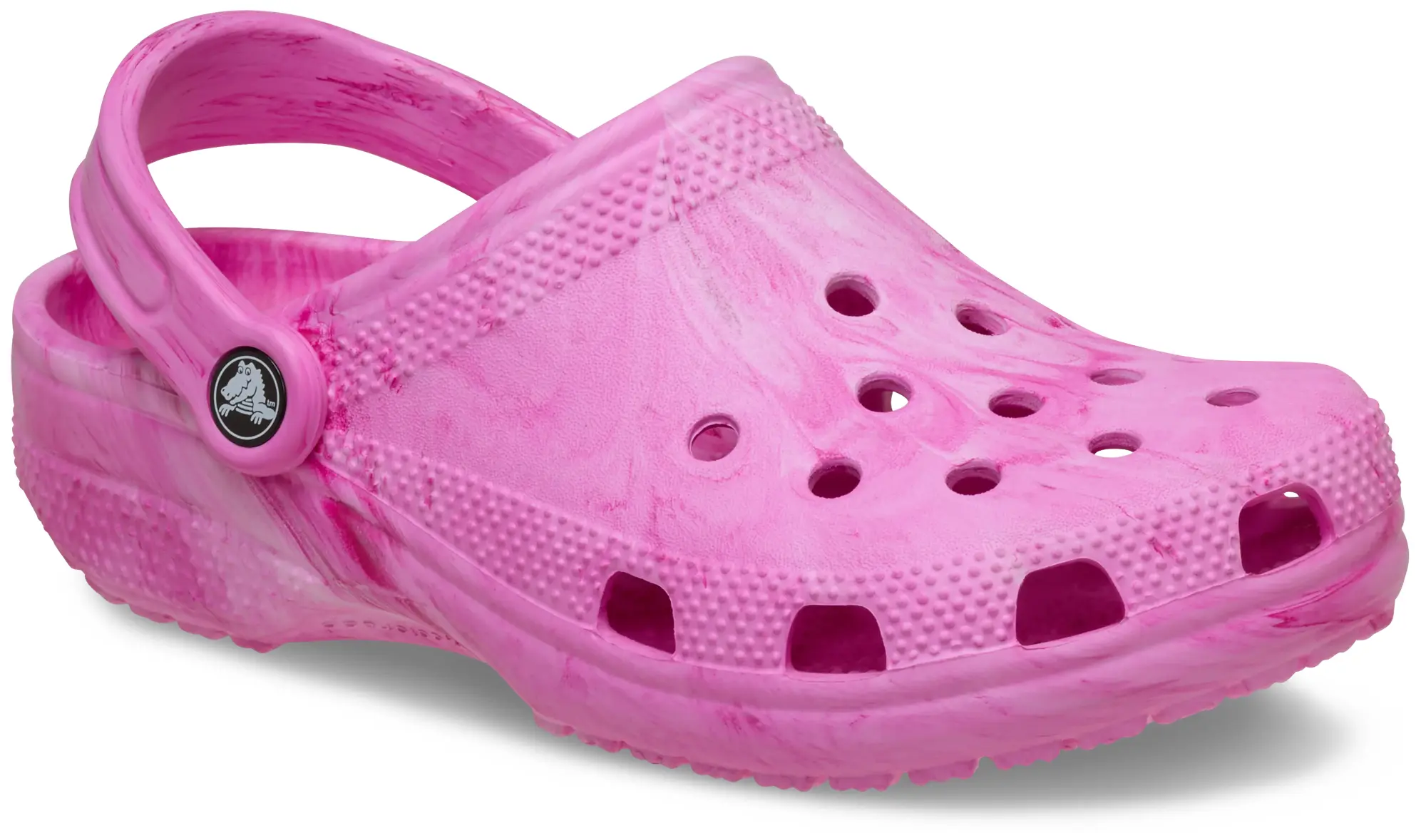 Crocs | Unisex | Classic Watercolor Marbled | Clogs | Pink Swirl | W4/M3