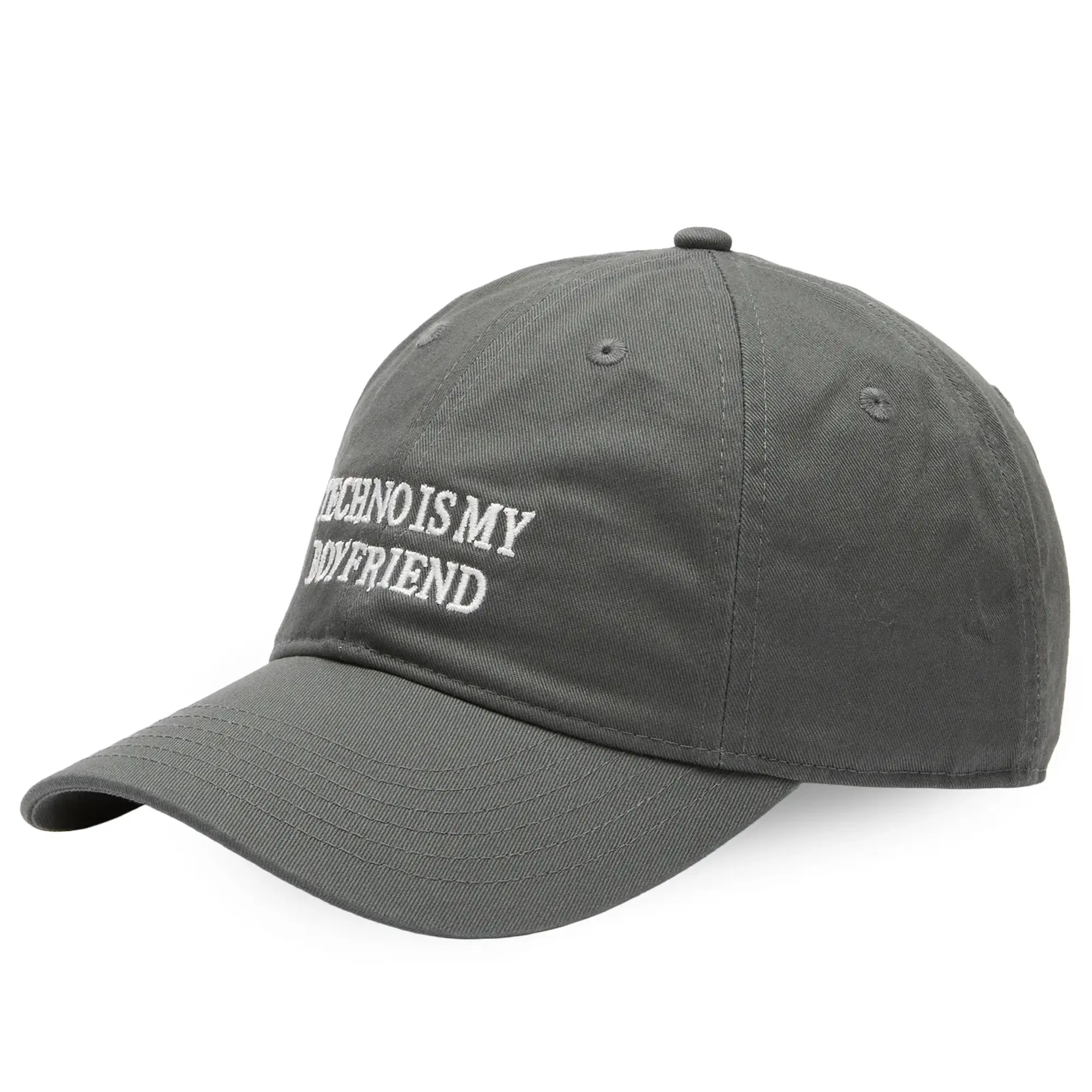 IDEA Techno Is My Boyfriend Cap Charcoal