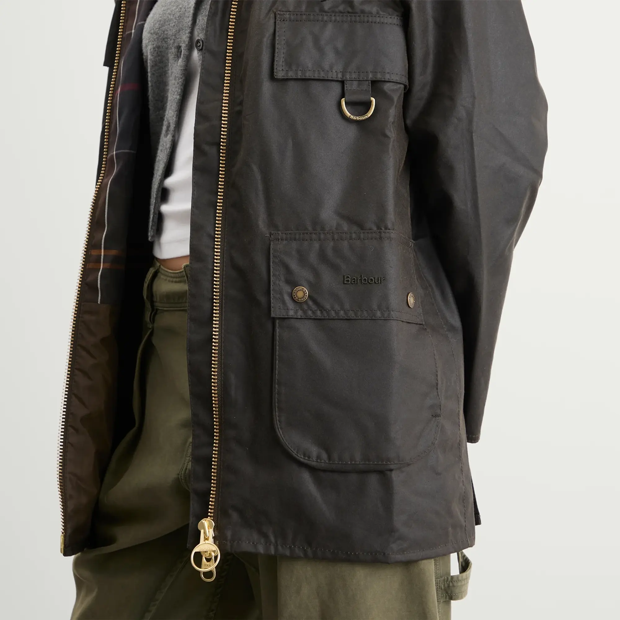 Barbour Women's Highclere Wax Jacket Olive