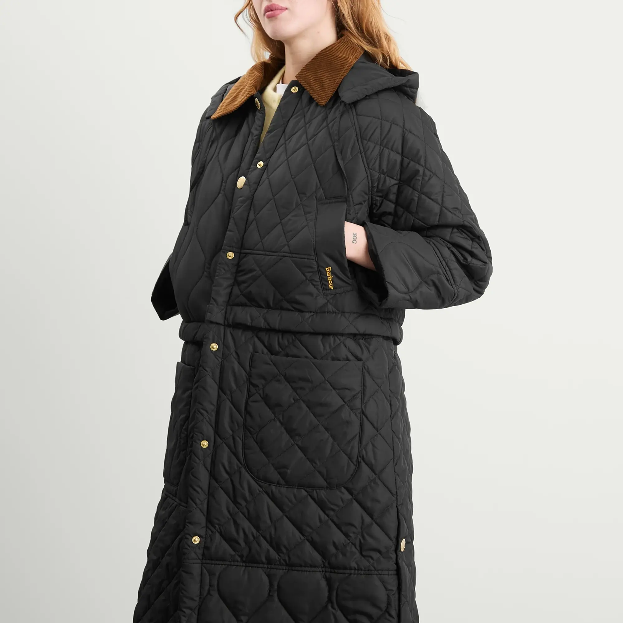Barbour Women's Lilian Quilted Jacket Black
