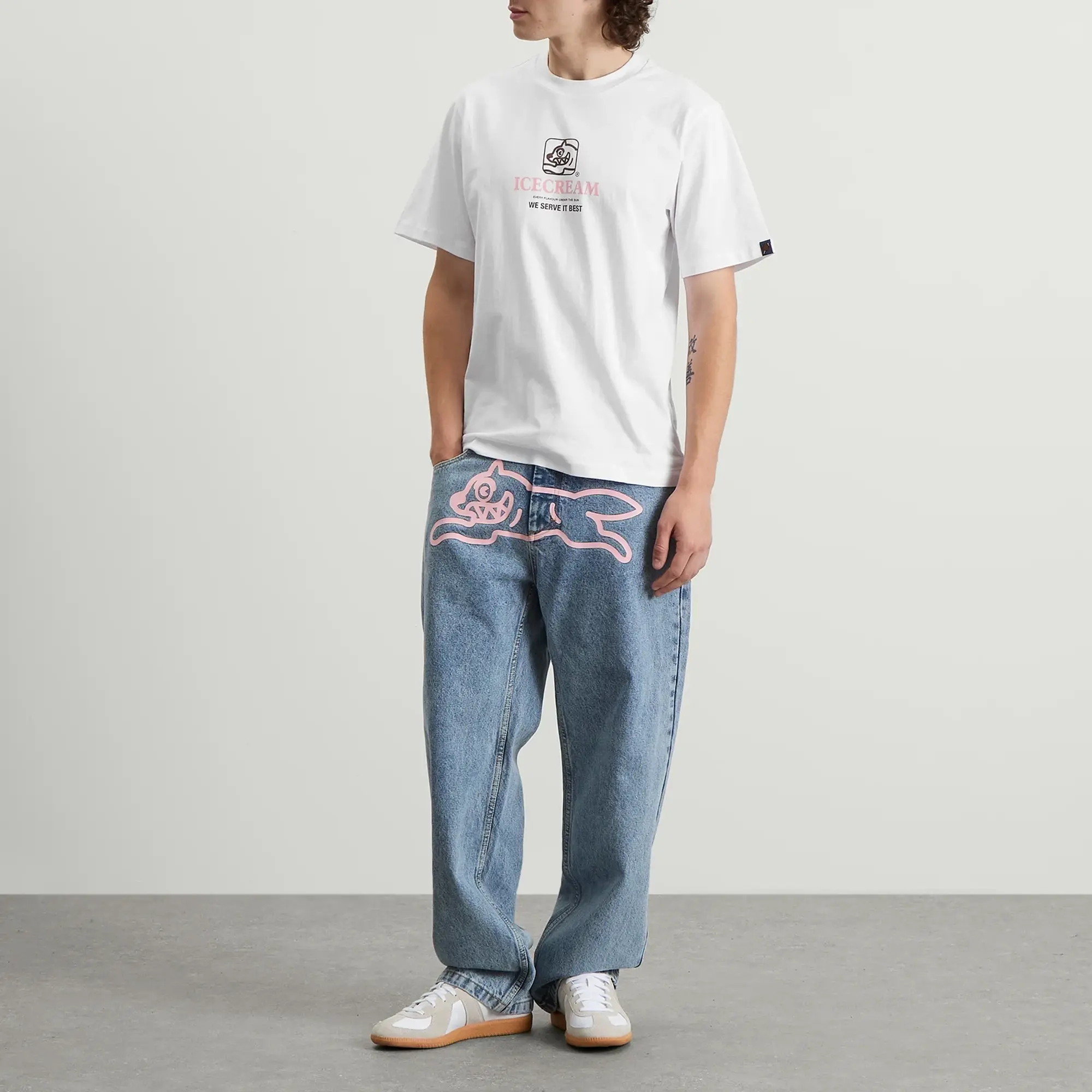 ICECREAM Men's Serve It Best T-Shirt White