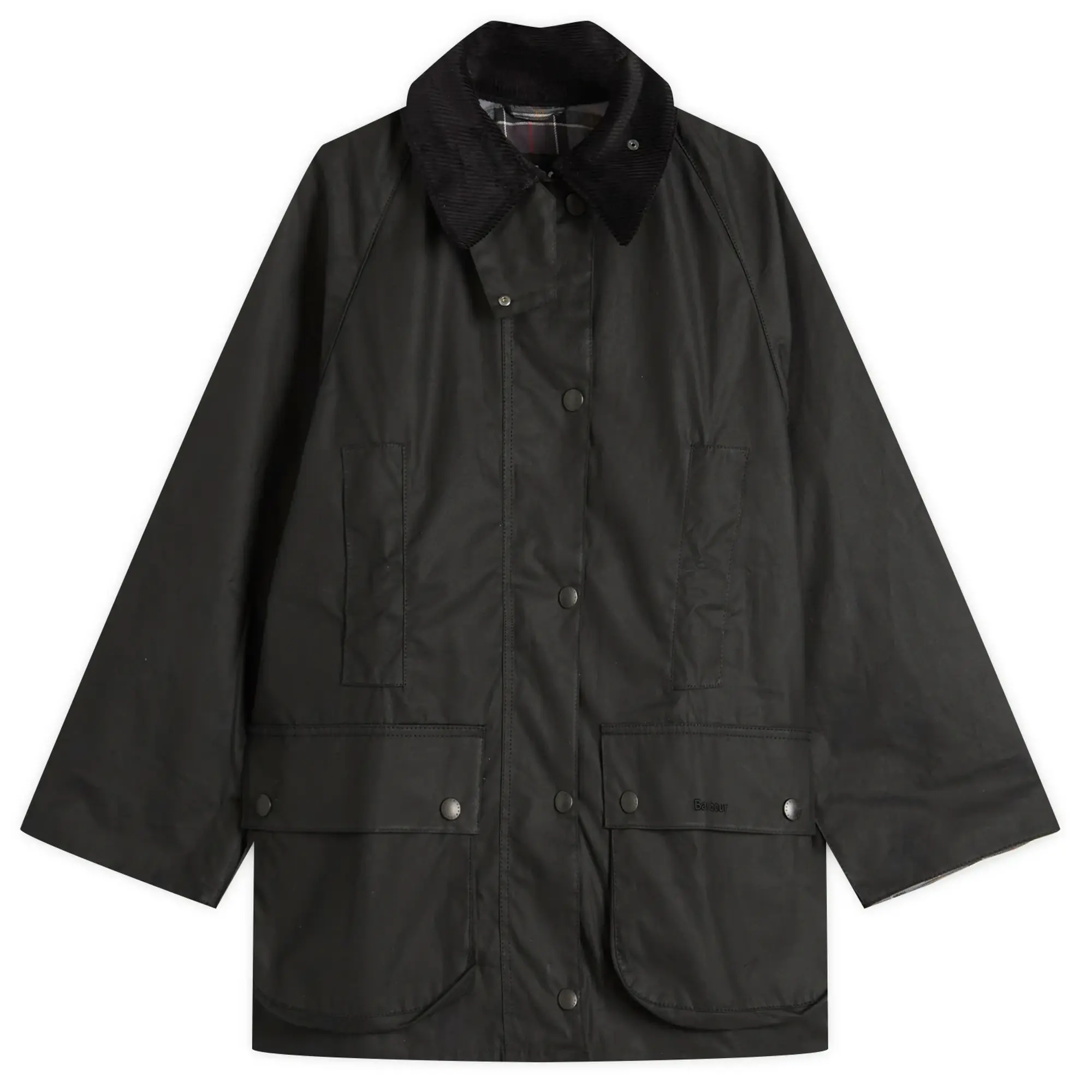 Barbour Women's Beaufort Wax Jacket Black/Modern