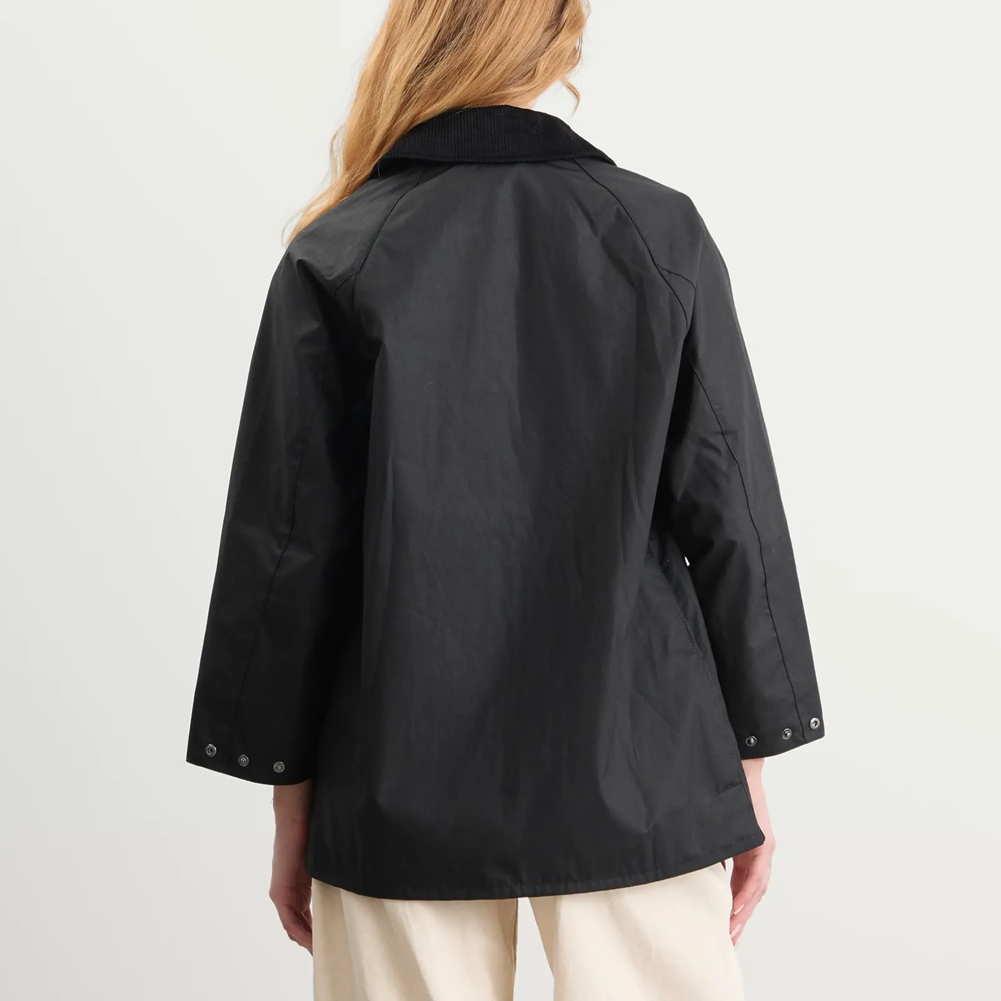 Barbour Women's Beaufort Wax Jacket Black/Modern