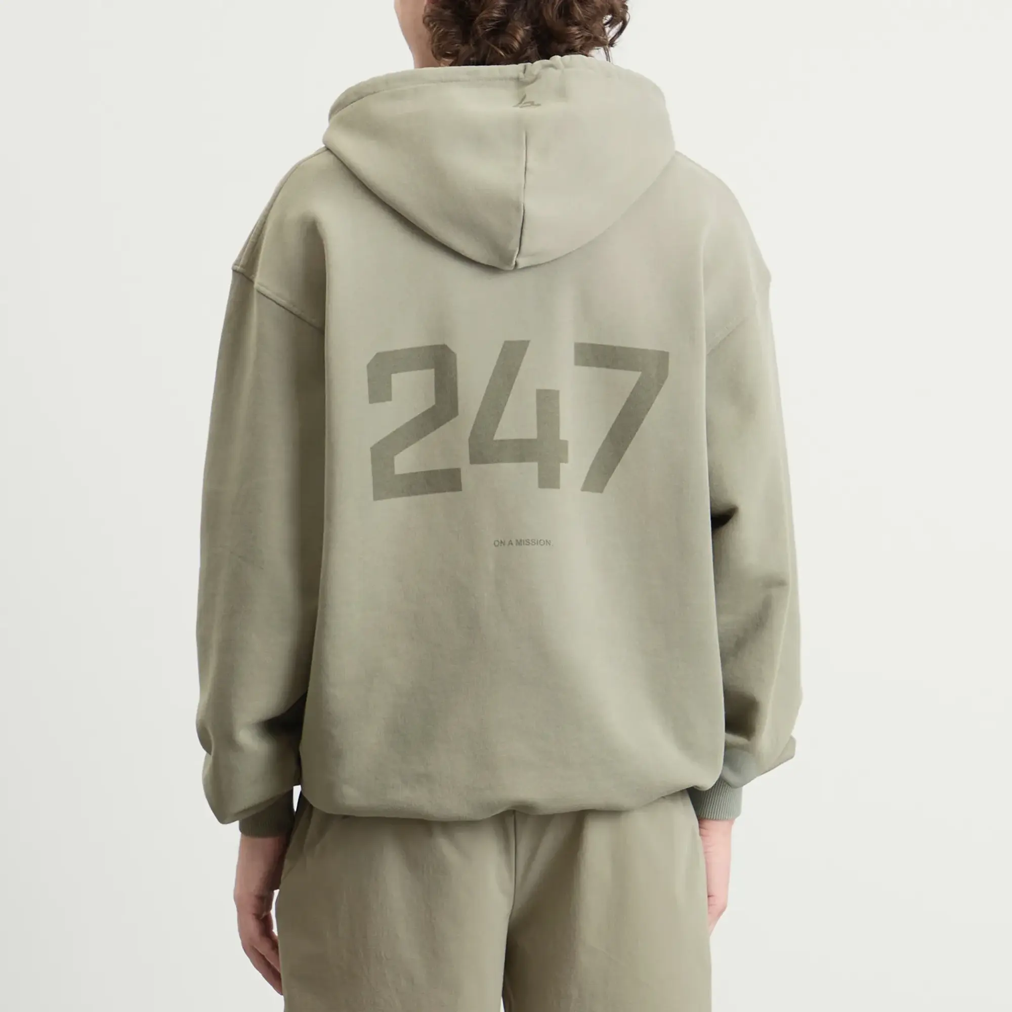 Represent Men's 247 Oversized Hoodie Sage