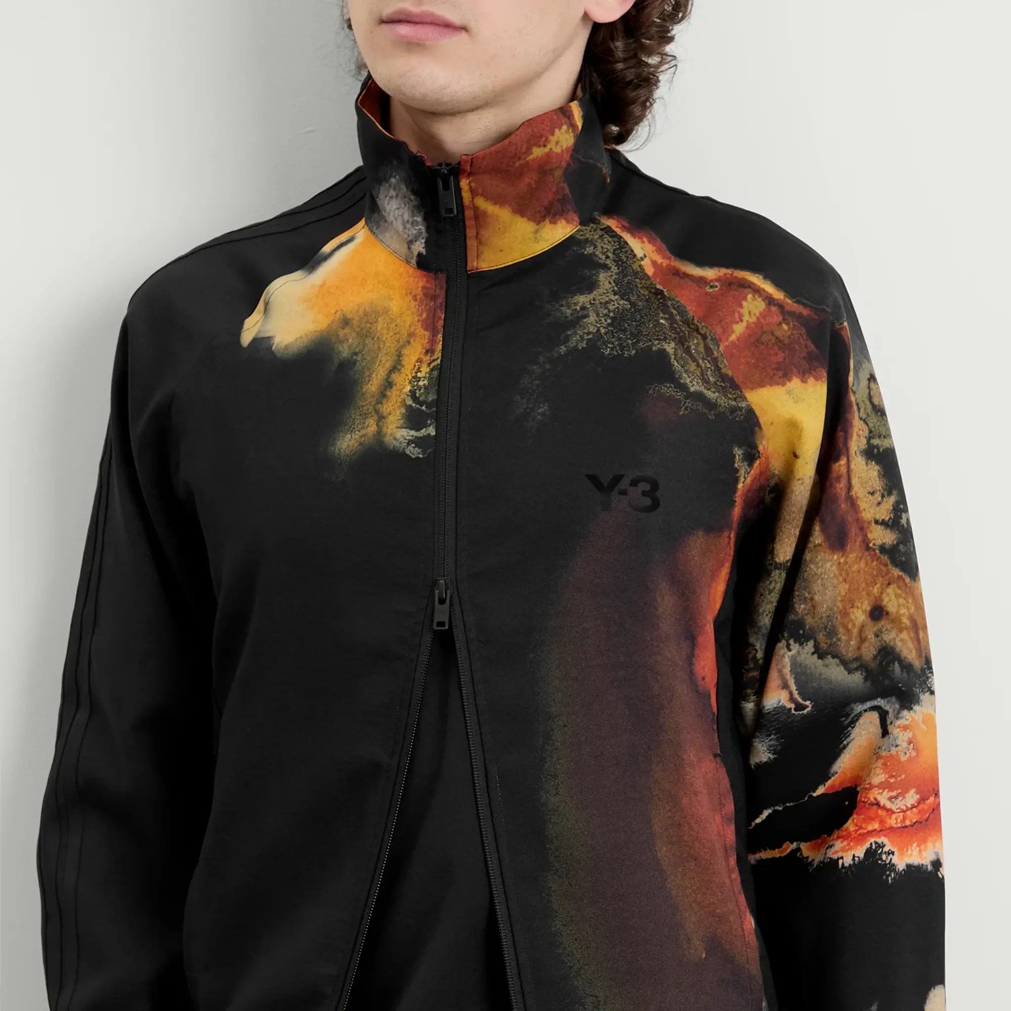 Y-3 Men's Printed Track Top Black