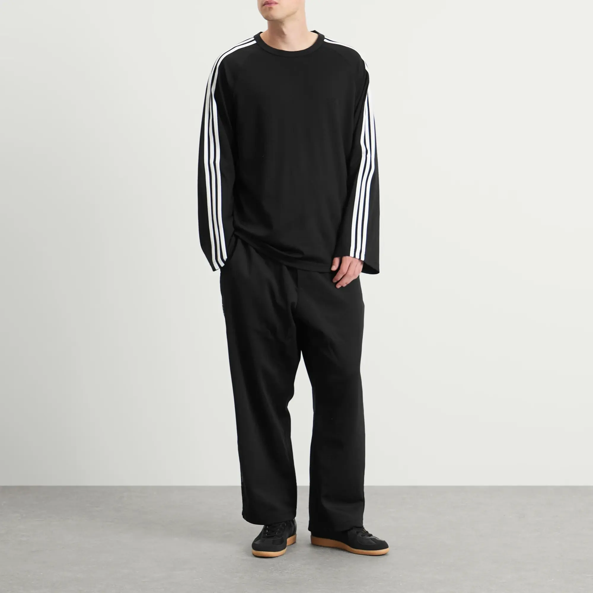 Y-3 Men's Wire Three Stripe T-Shirt Black