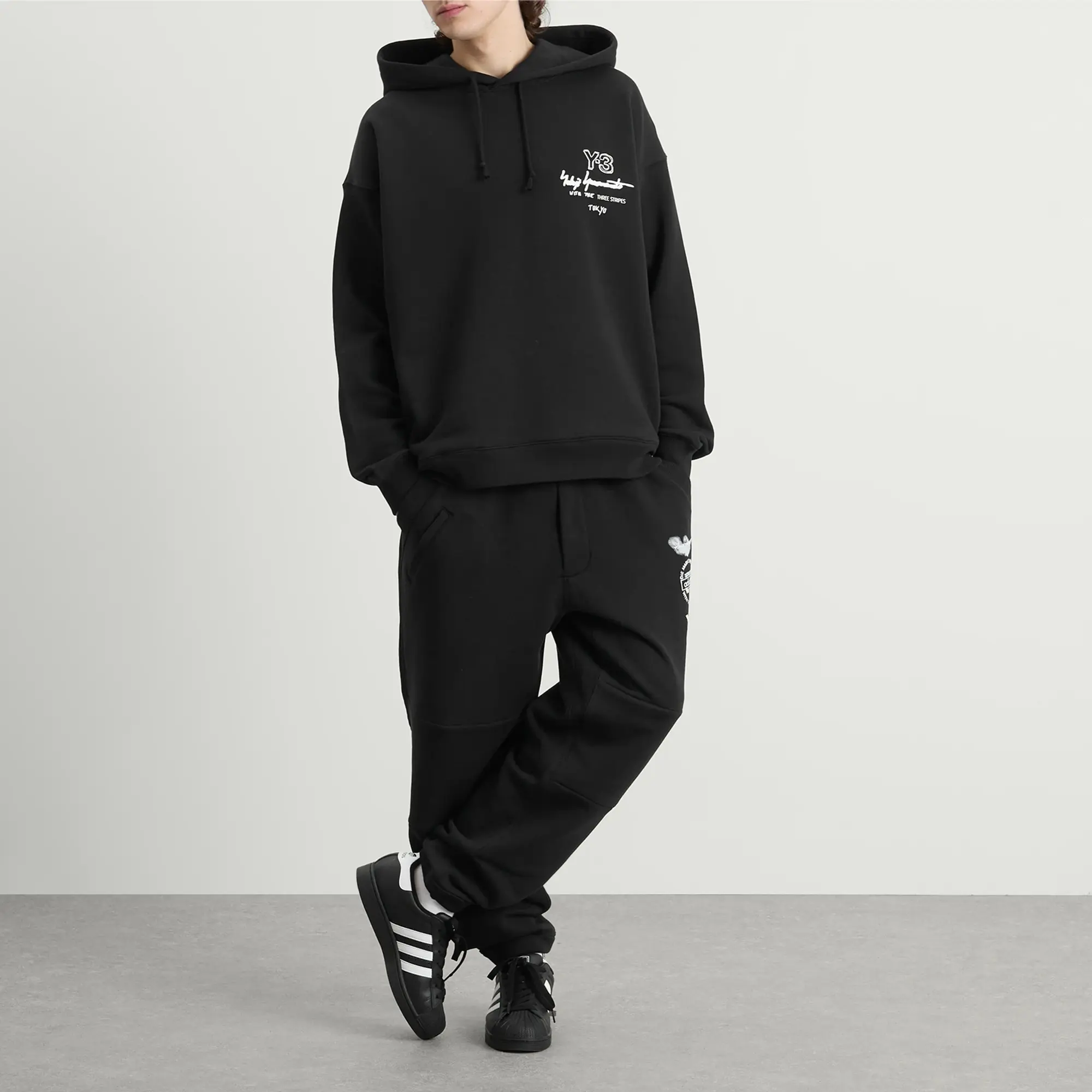 Y-3 Men's Logo Track Pant Black