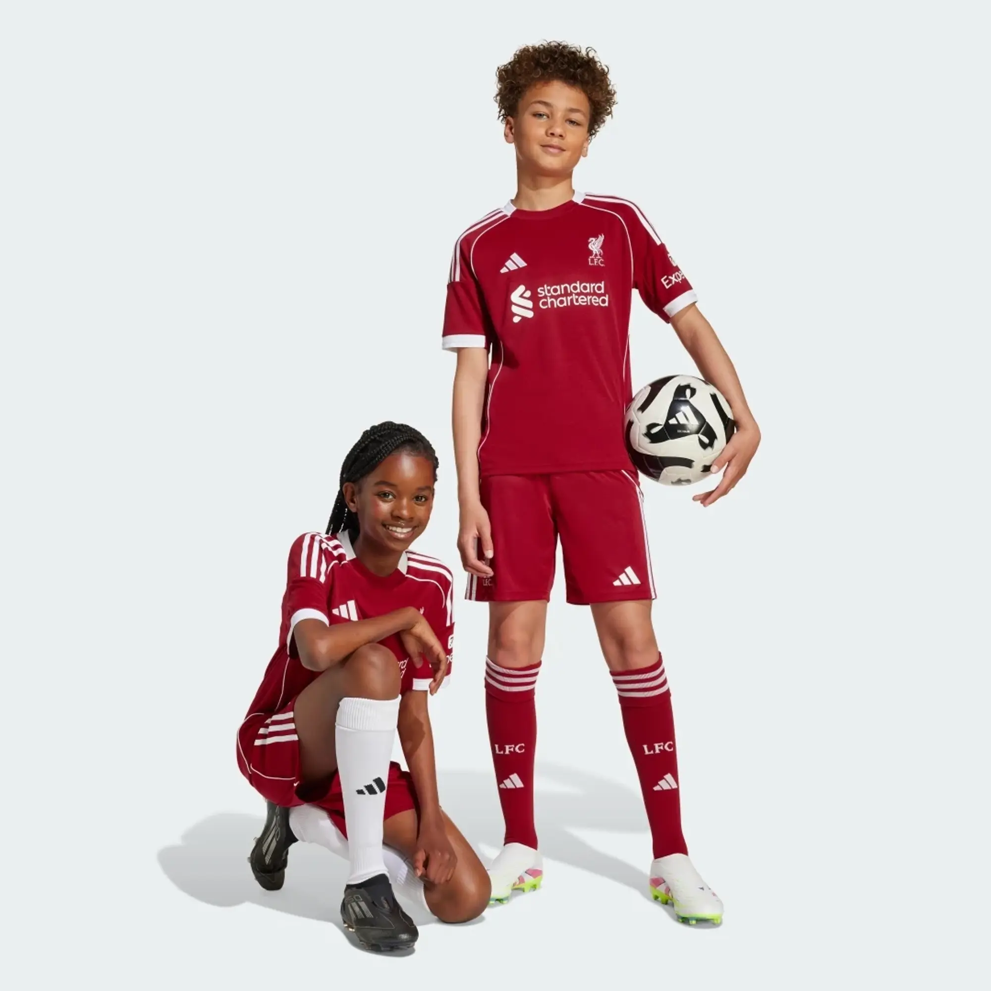 adidas Liverpool FC 25/26 Home Shorts Kids