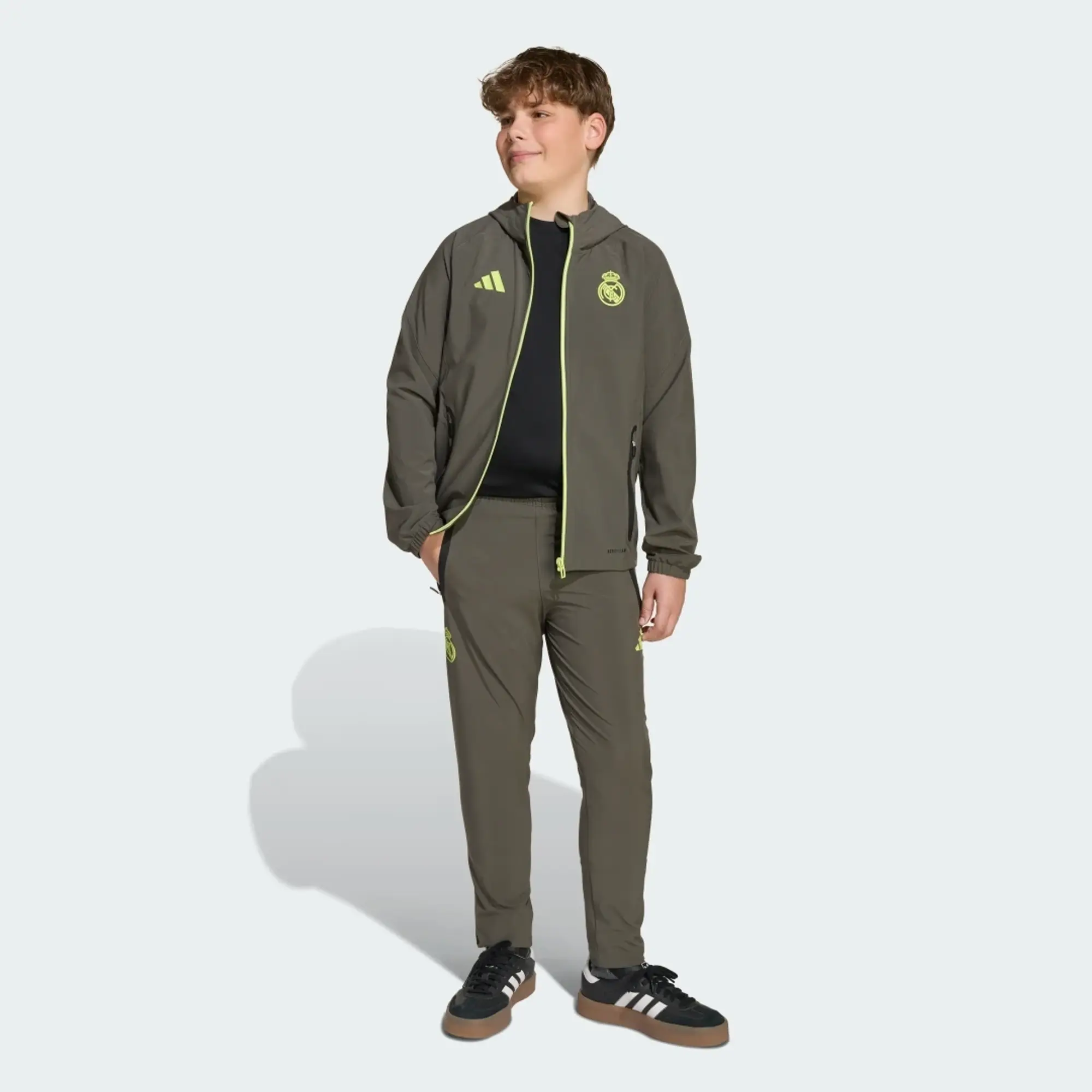 adidas Real Madrid Tiro 25 Competition Vis Tech Travel Pants Kids