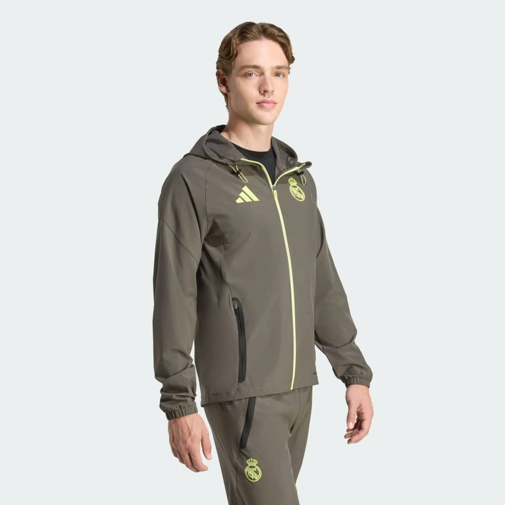 adidas Real Madrid Tiro 25 Competition Vis Tech Travel Jacket