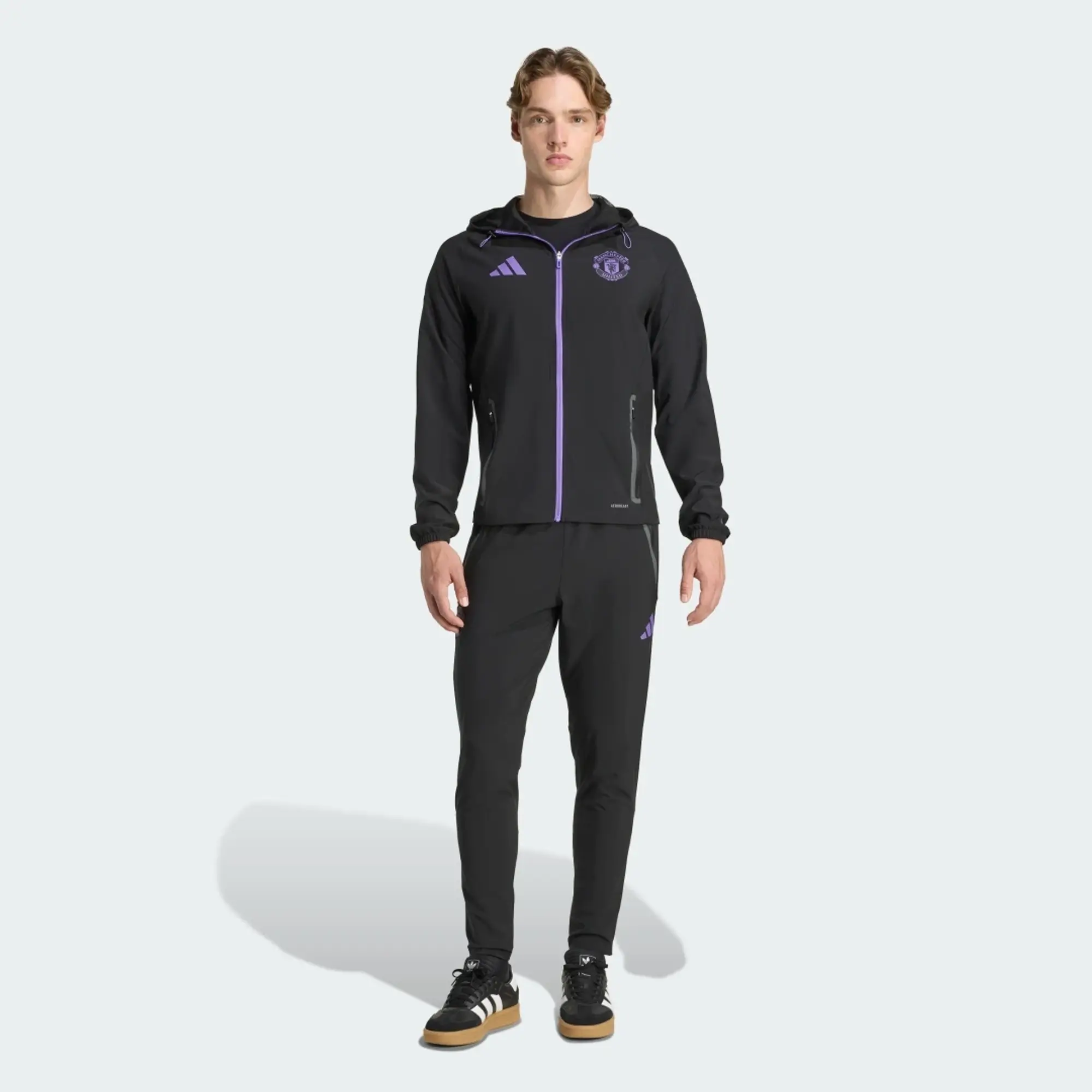 adidas Manchester United Tiro 25 Competition Vis Tech Travel Jacket