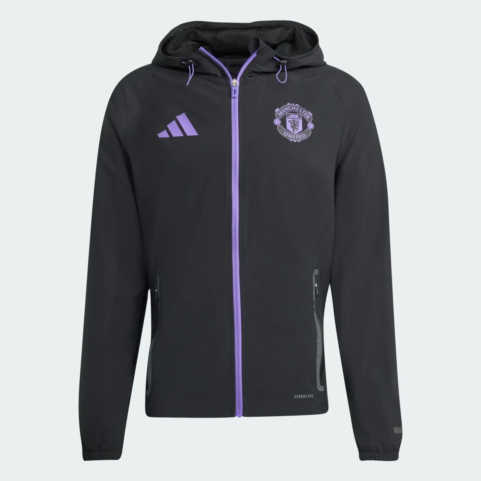 adidas Manchester United Tiro 25 Competition Vis Tech Travel Jacket