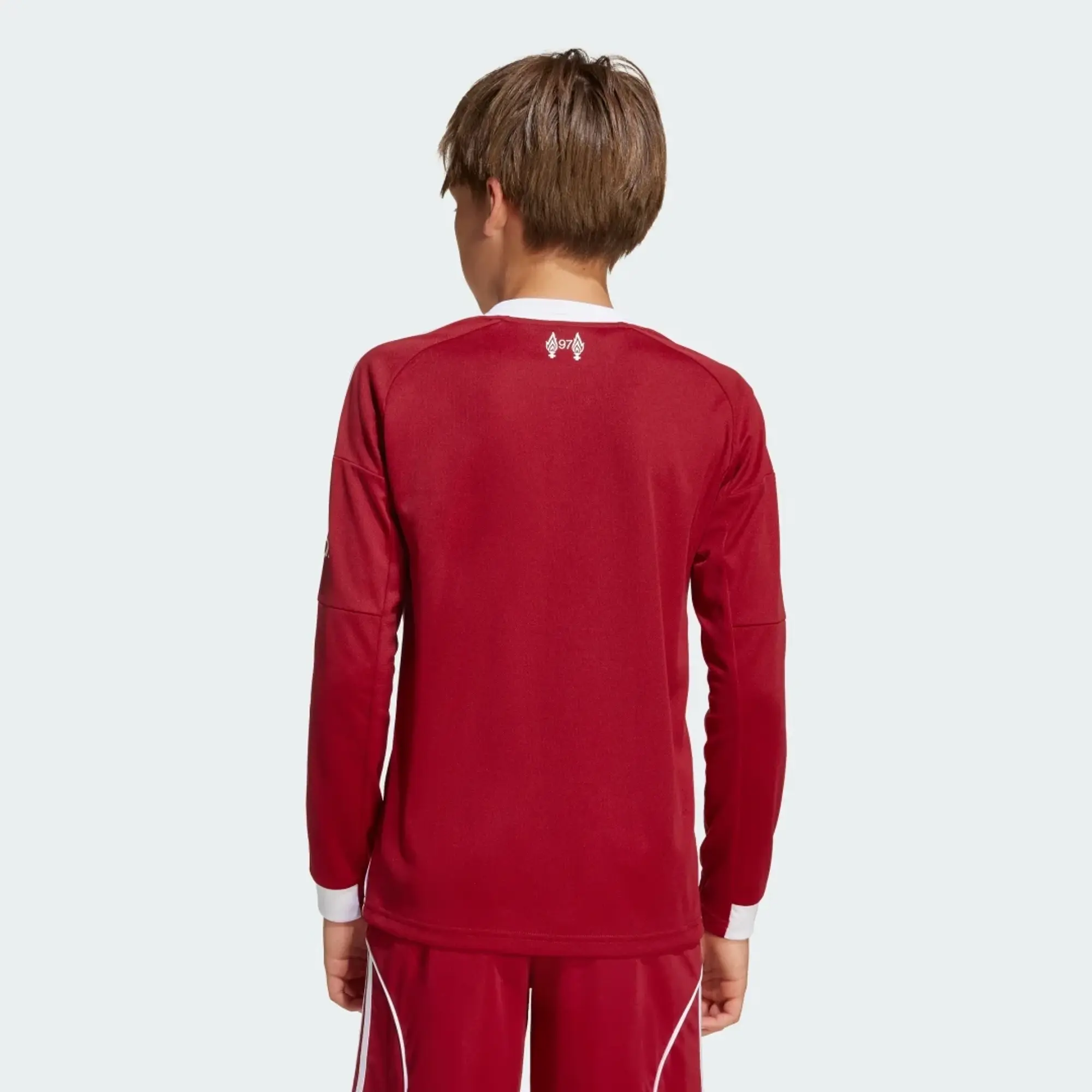 adidas Liverpool FC 25/26 Long Sleeve Home Jersey Kids