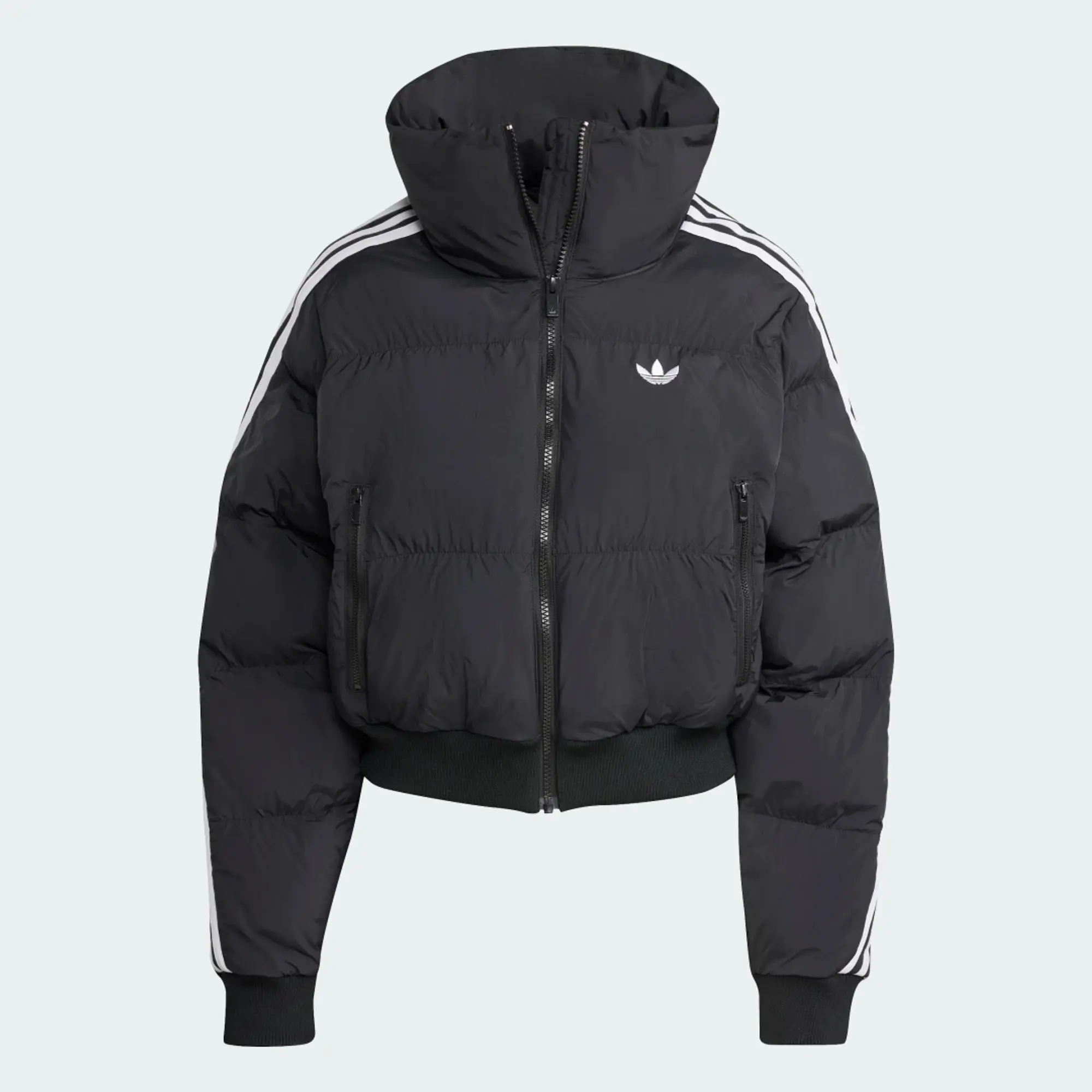 adidas Adicolor Cropped Synthetic Down Puffer