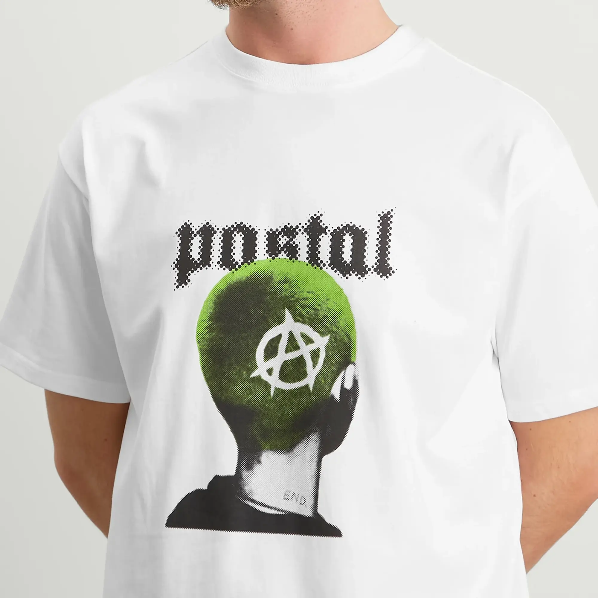 POSTAL Men's See No POSTAL Men's T-Shirt White