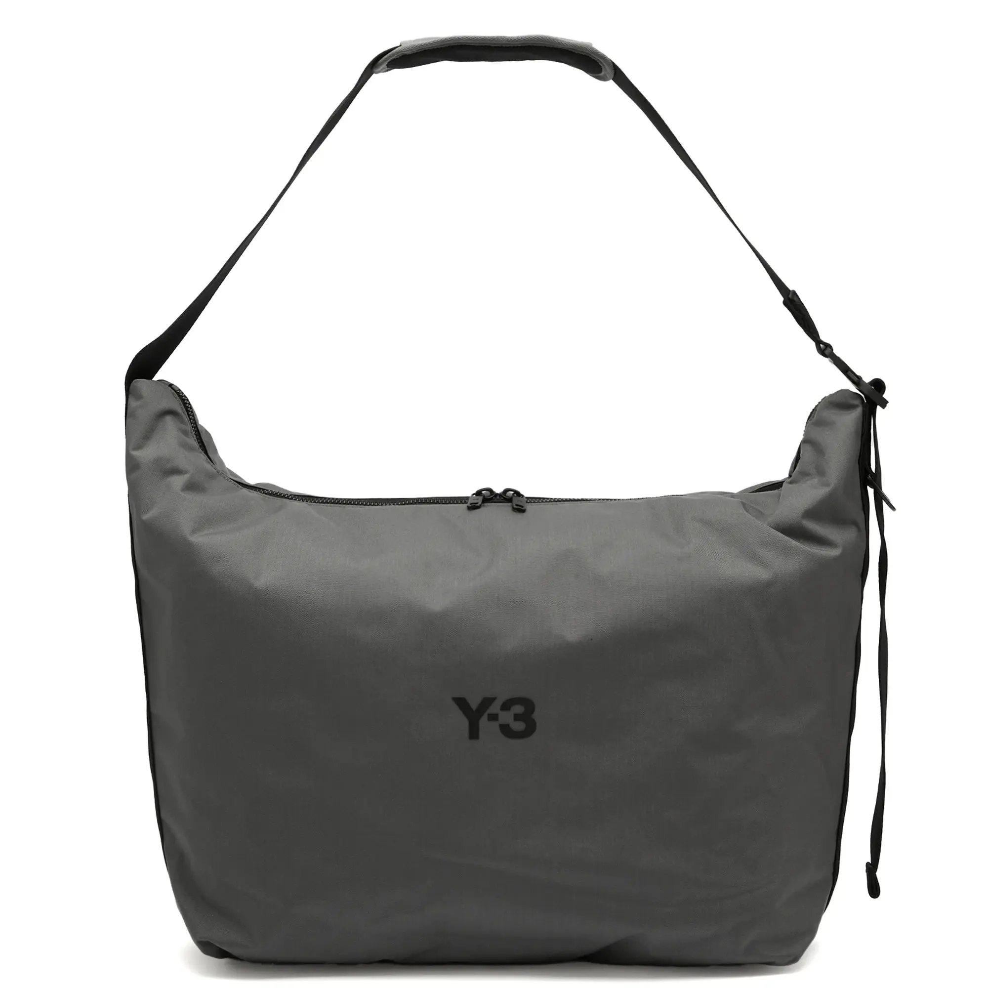 Y-3 Men's Cordura Cross Body Bag Granite