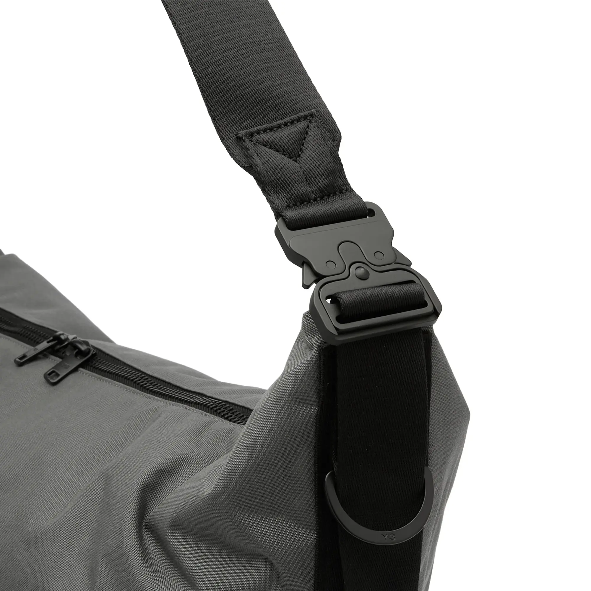 Y-3 Men's Cordura Cross Body Bag Granite