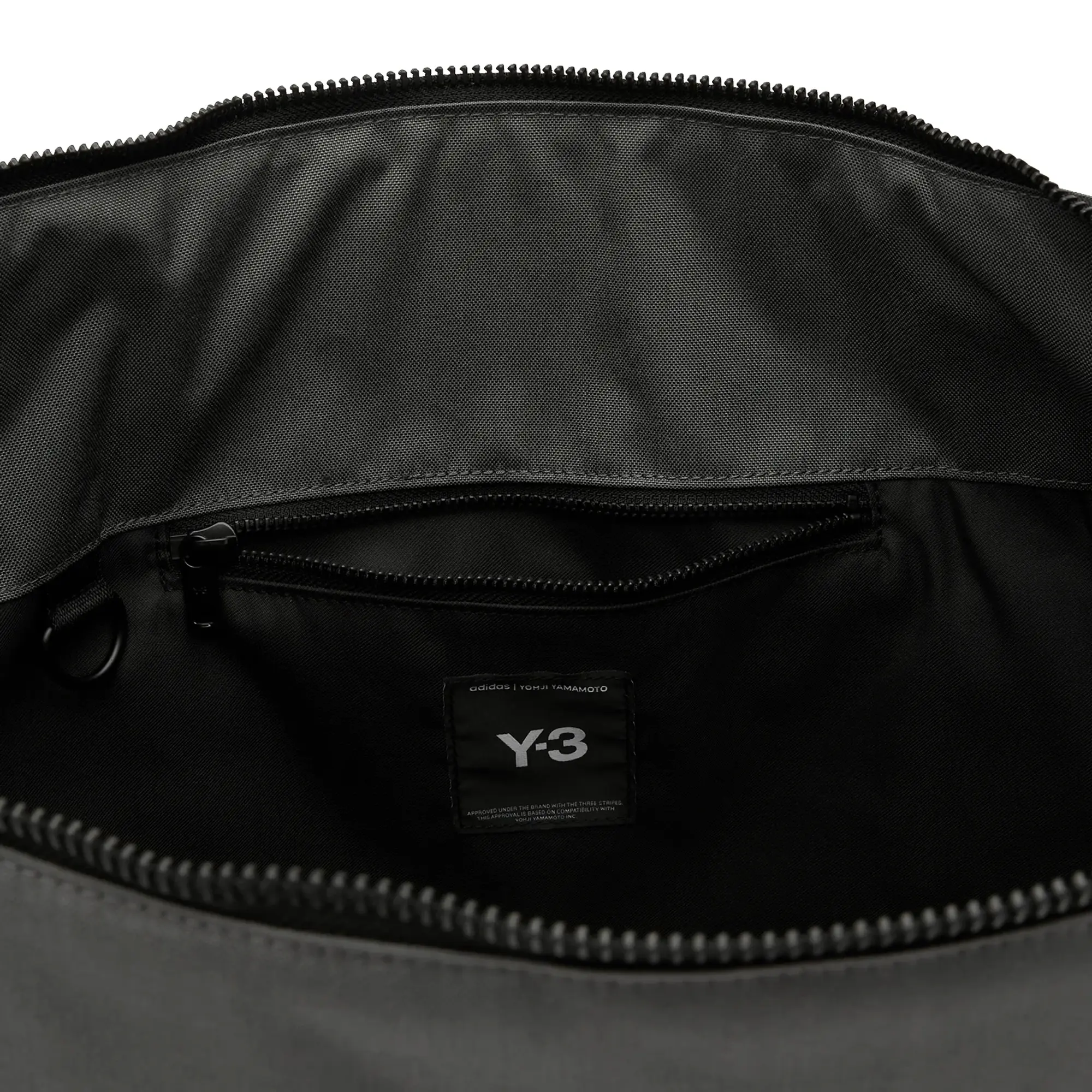 Y-3 Men's Cordura Cross Body Bag Granite