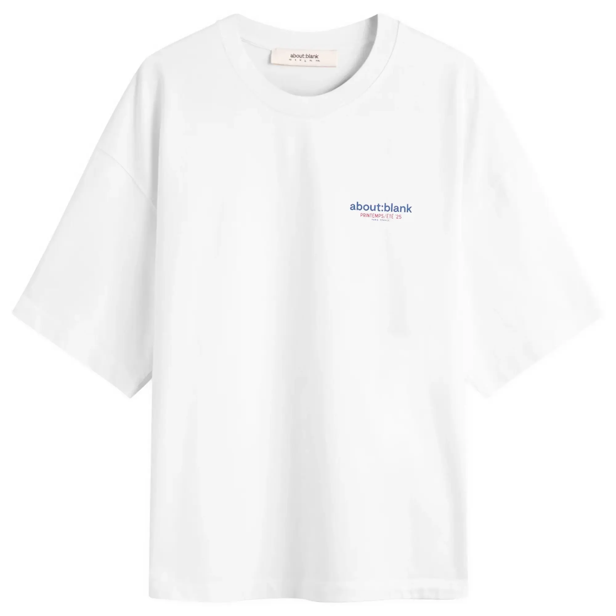 about:blank Men's Tour T-Shirt White/Red/Navy
