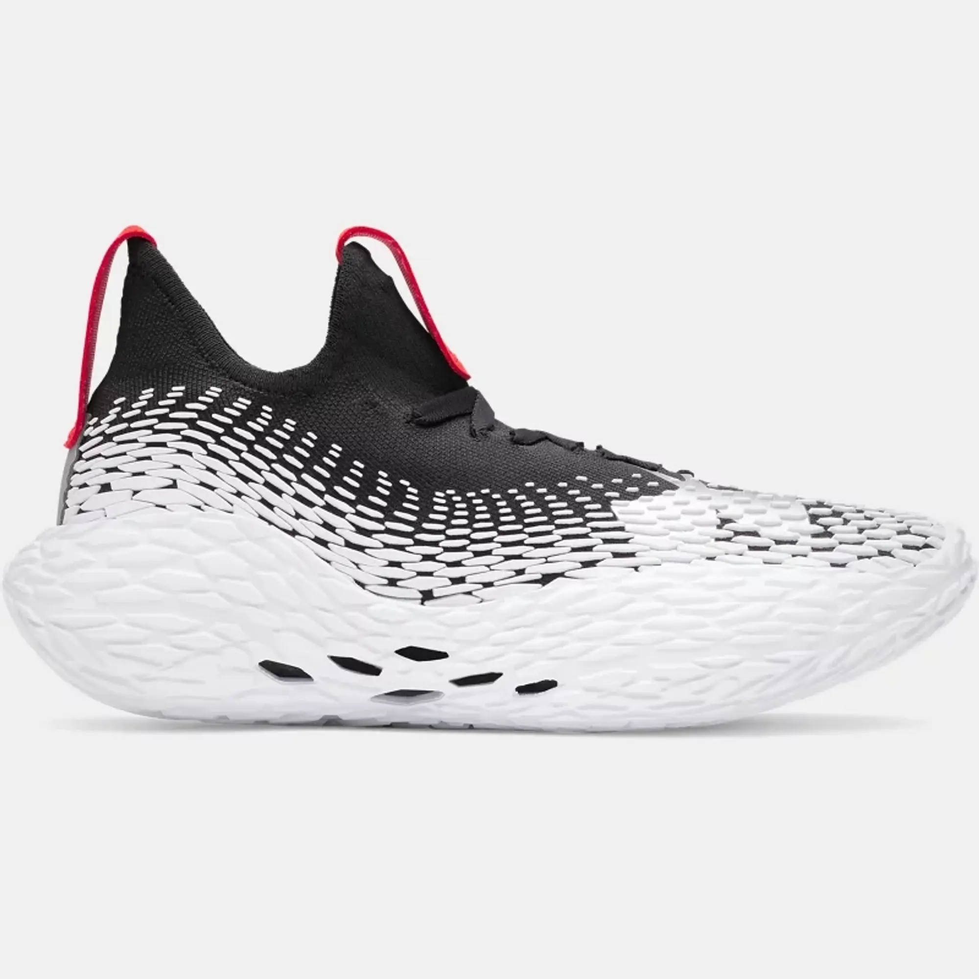 Under Armour  FUTR X Elite 2 Unisex Basketball Shoes Black / White / Metallic Black 9.5
