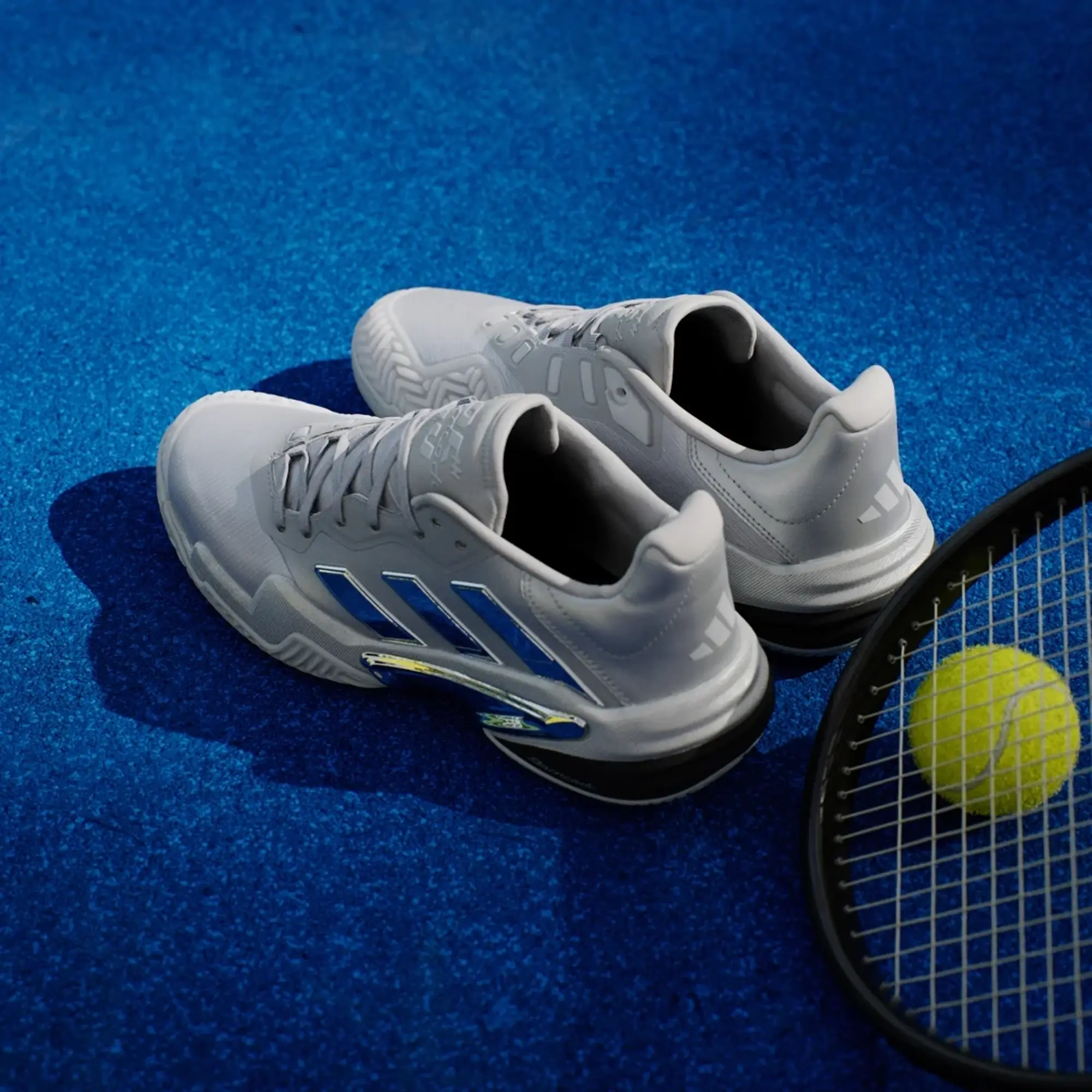 adidas Barricade 13 Silver Edition Tennis Shoes