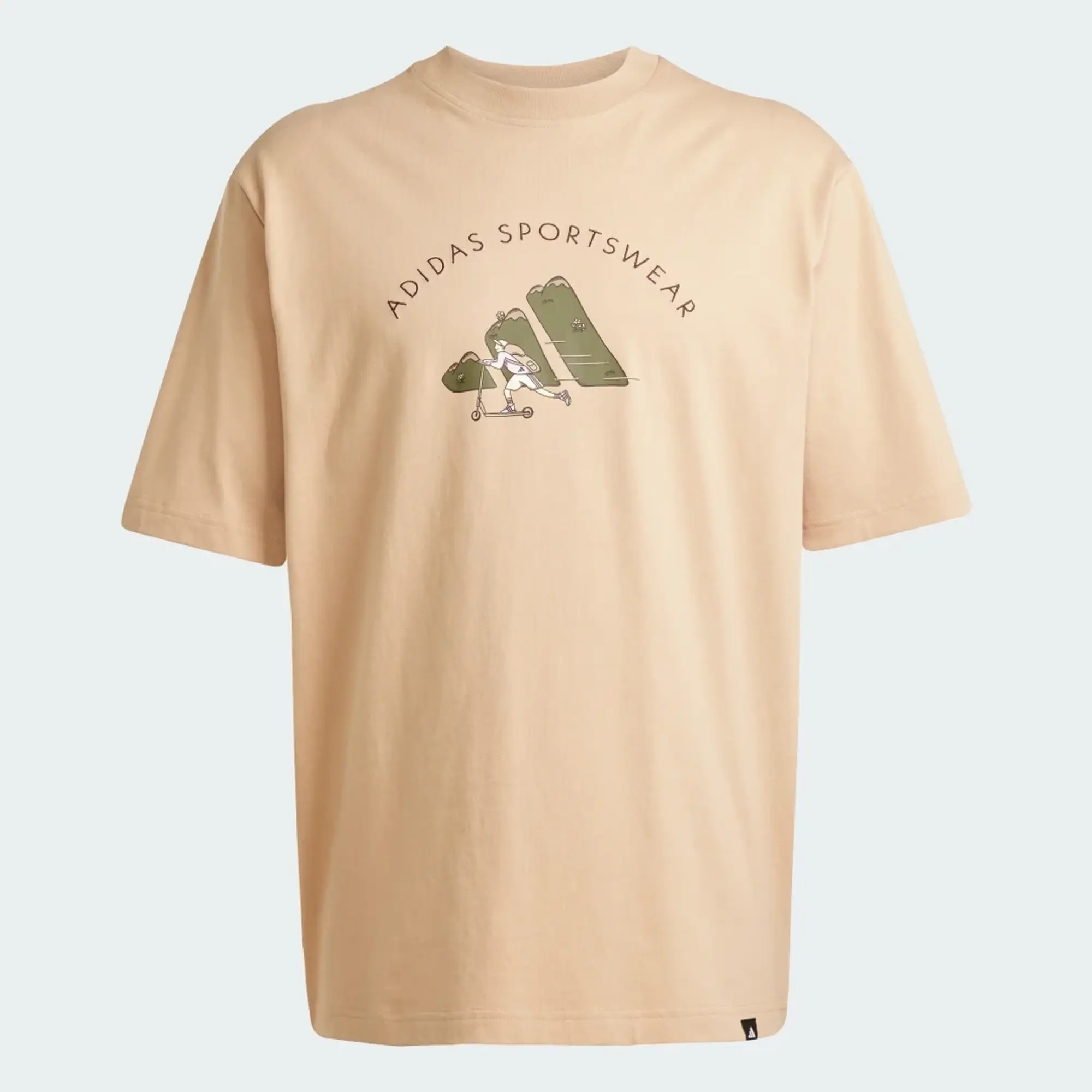 adidas Codes Doodle Scooter Graphic Tee