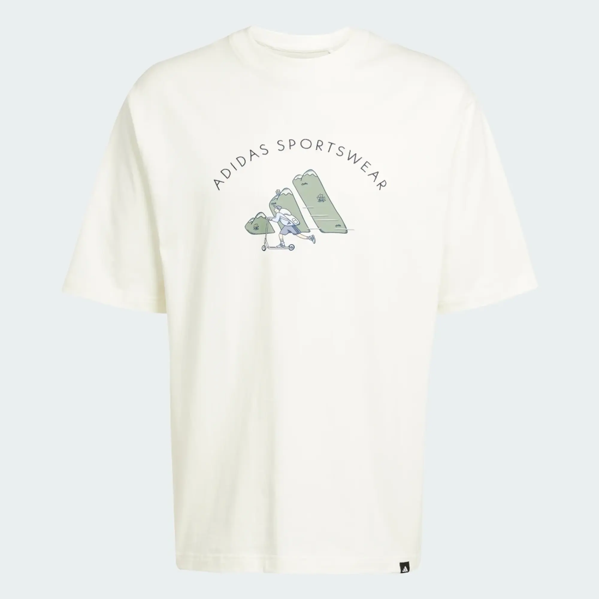adidas Codes Doodle Scooter Graphic Tee