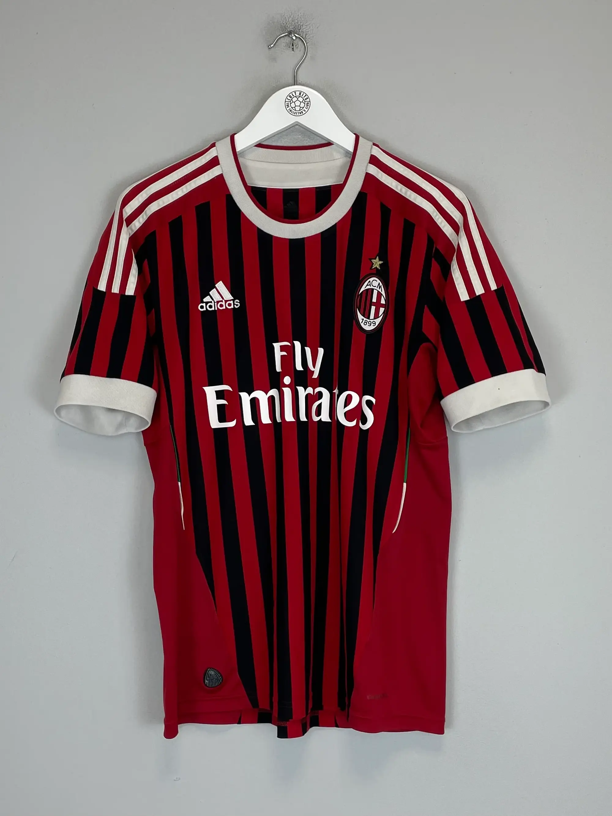 2011/12 AC MILAN PRINCE #27 HOME SHIRT (M) ADIDAS | Cult Kits