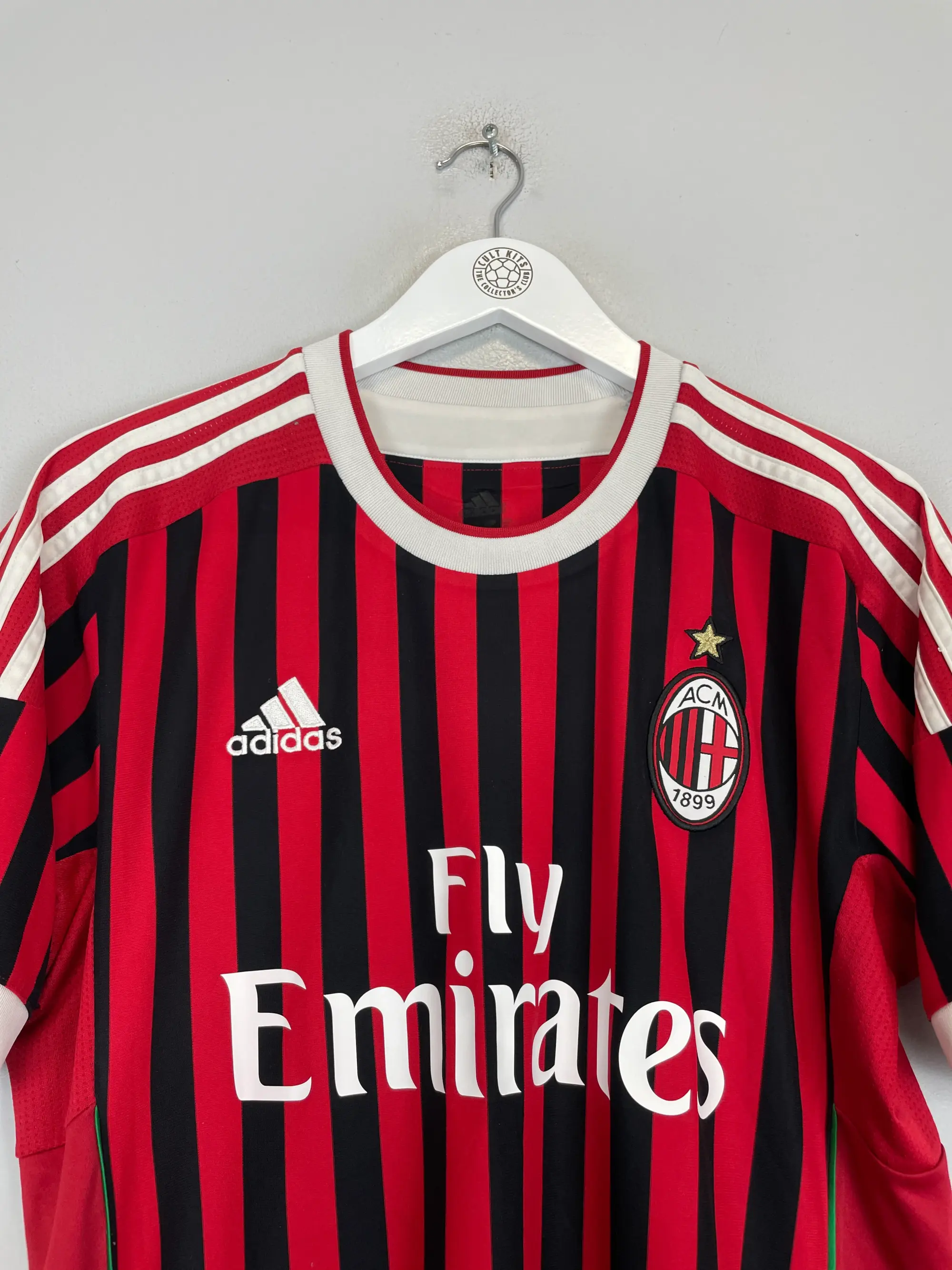 2011/12 AC MILAN PRINCE #27 HOME SHIRT (M) ADIDAS | Cult Kits