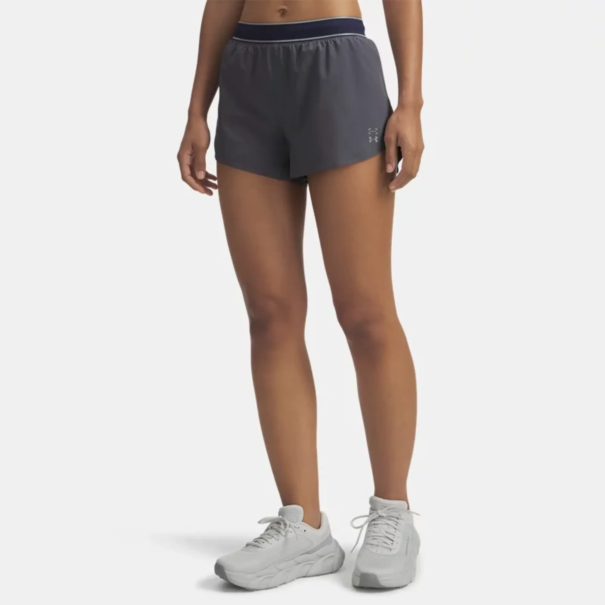 Under Armour  Halo Run Women's 2" Shorts Castlerock / Washed Navy / Reflective L