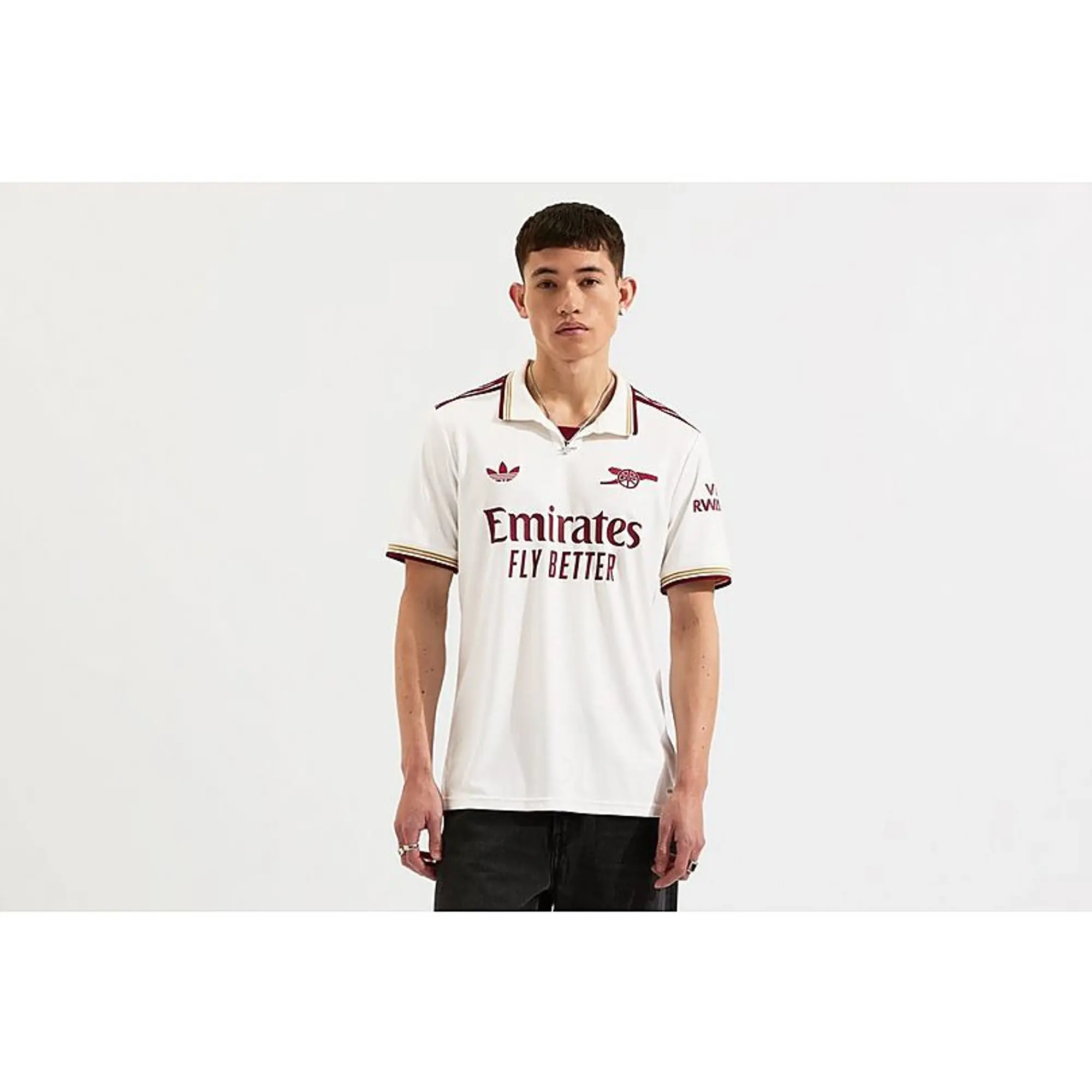 Arsenal adidas 25/26 Third Shirt, White